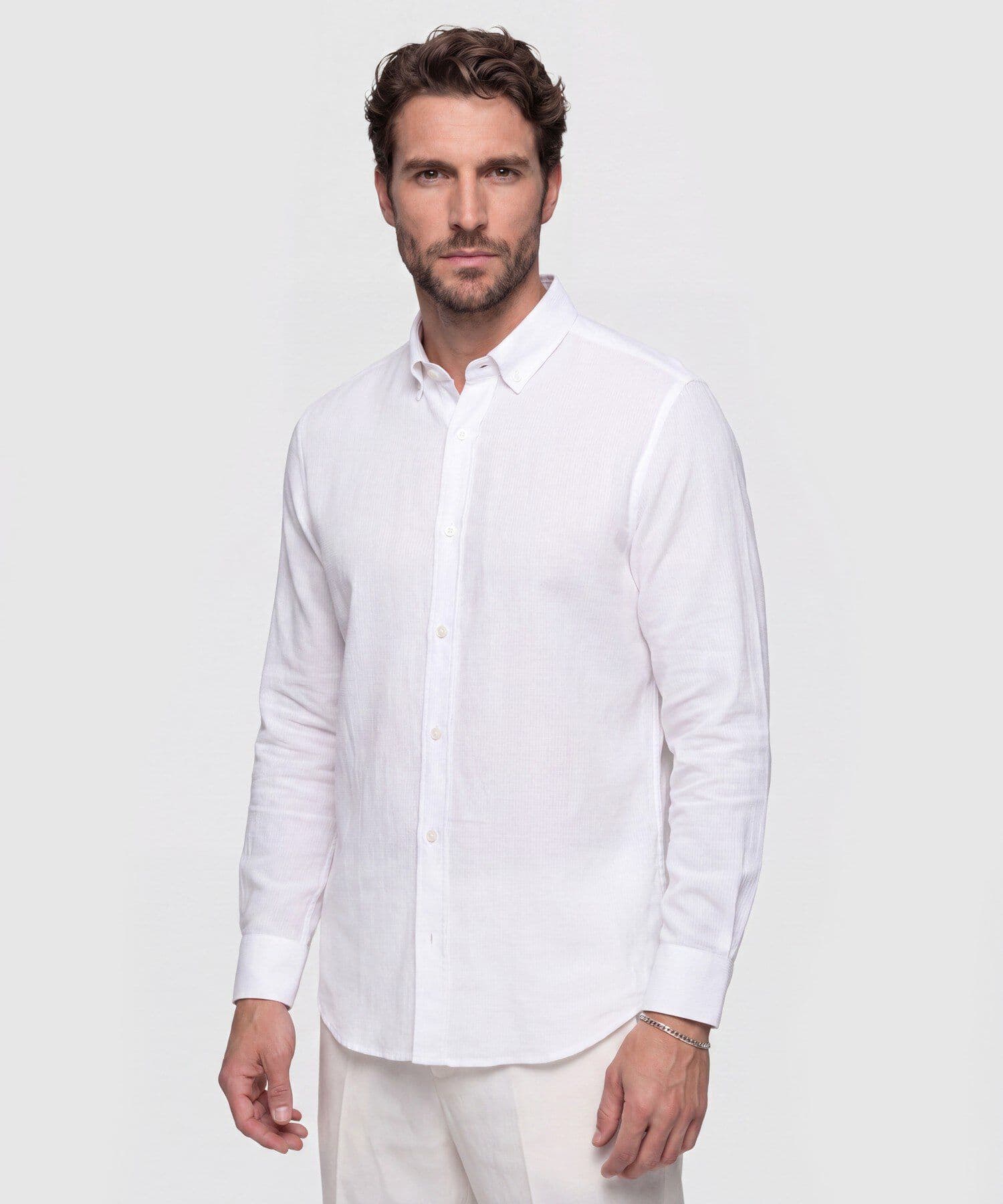 Camisa Serena Natural blanco para hombre, vista principal