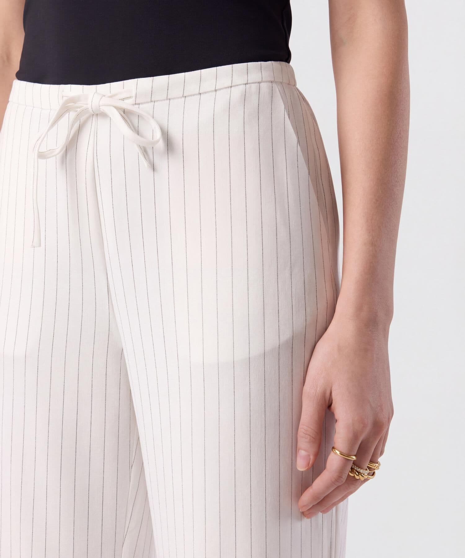 Pantalón Solana Suave blanco para mujer, vista 3