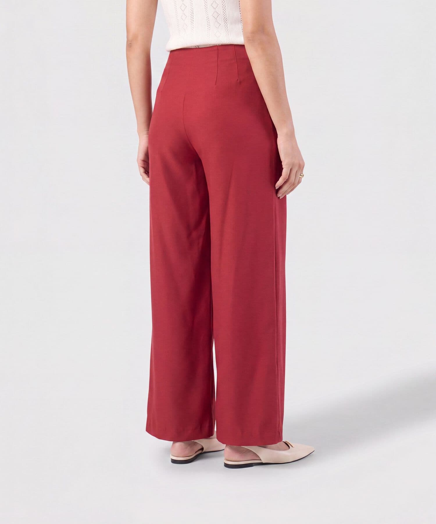 Pantalón Emilia Suave verde oliva para mujer, vista 4