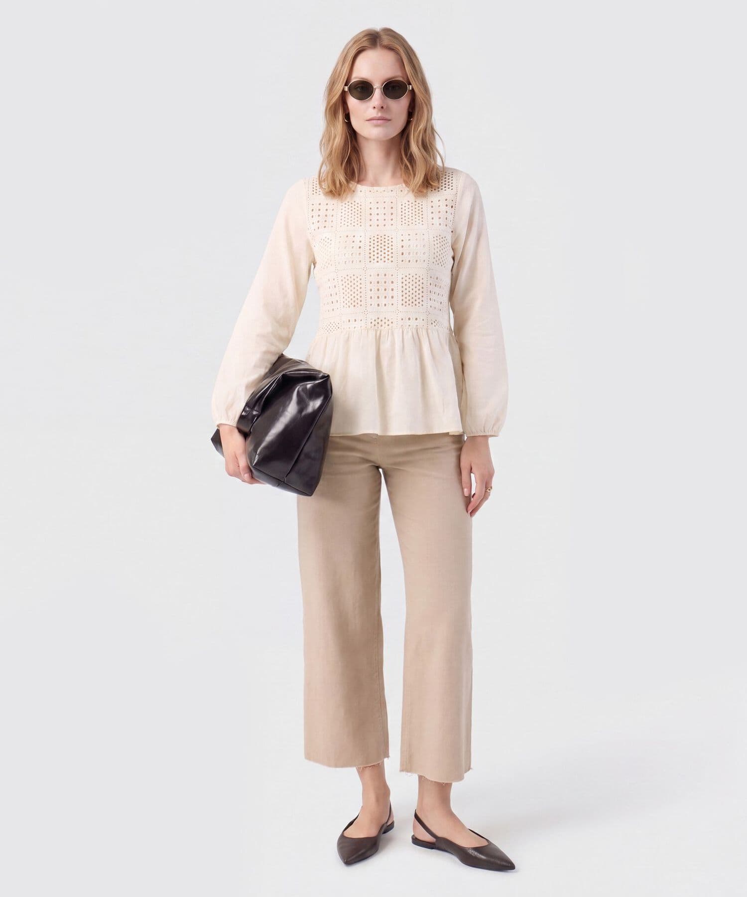 Blusa Candelaria Edición Índigo coral para mujer, vista 2