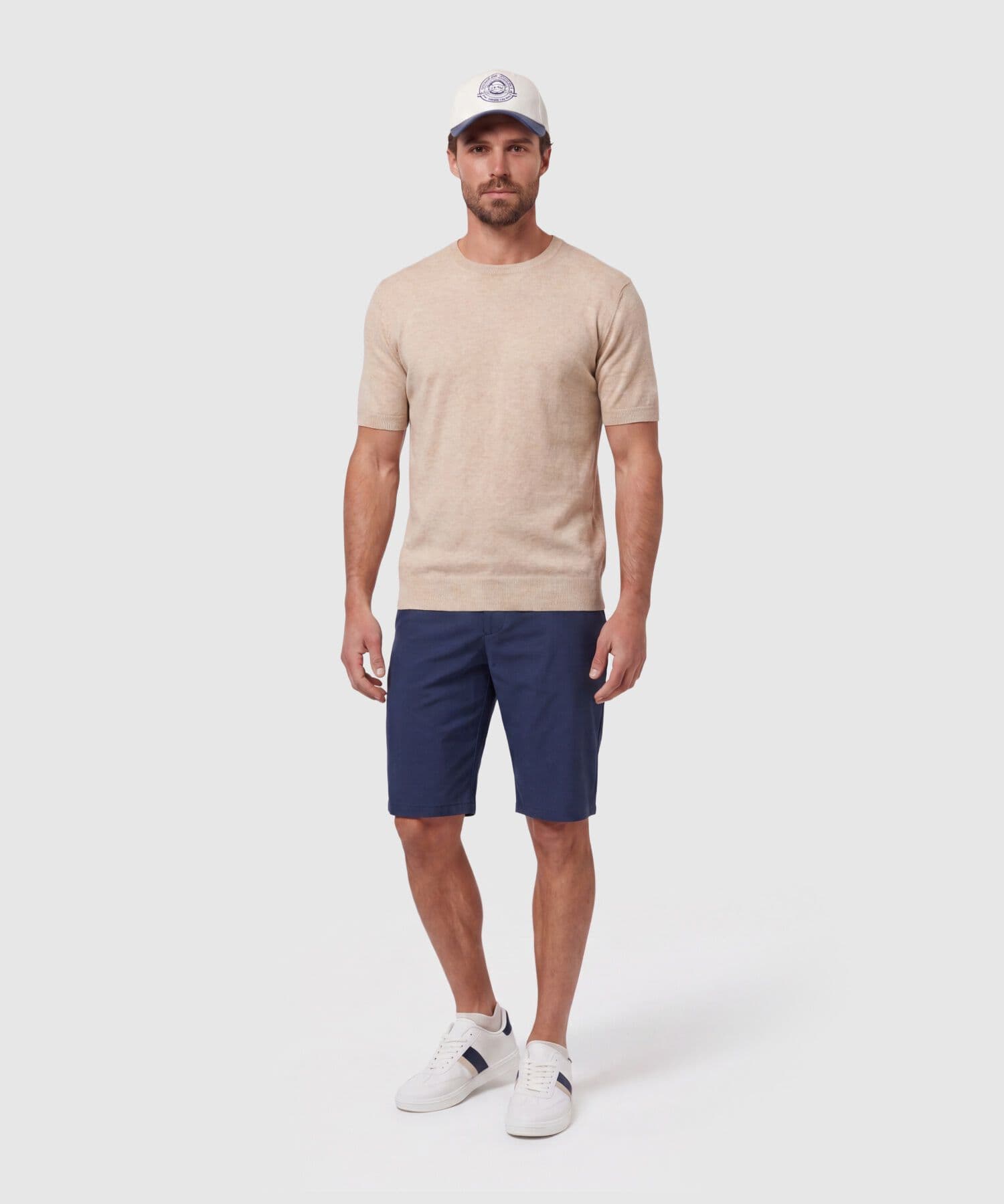 Camiseta Siena Natural arena para hombre, vista 2