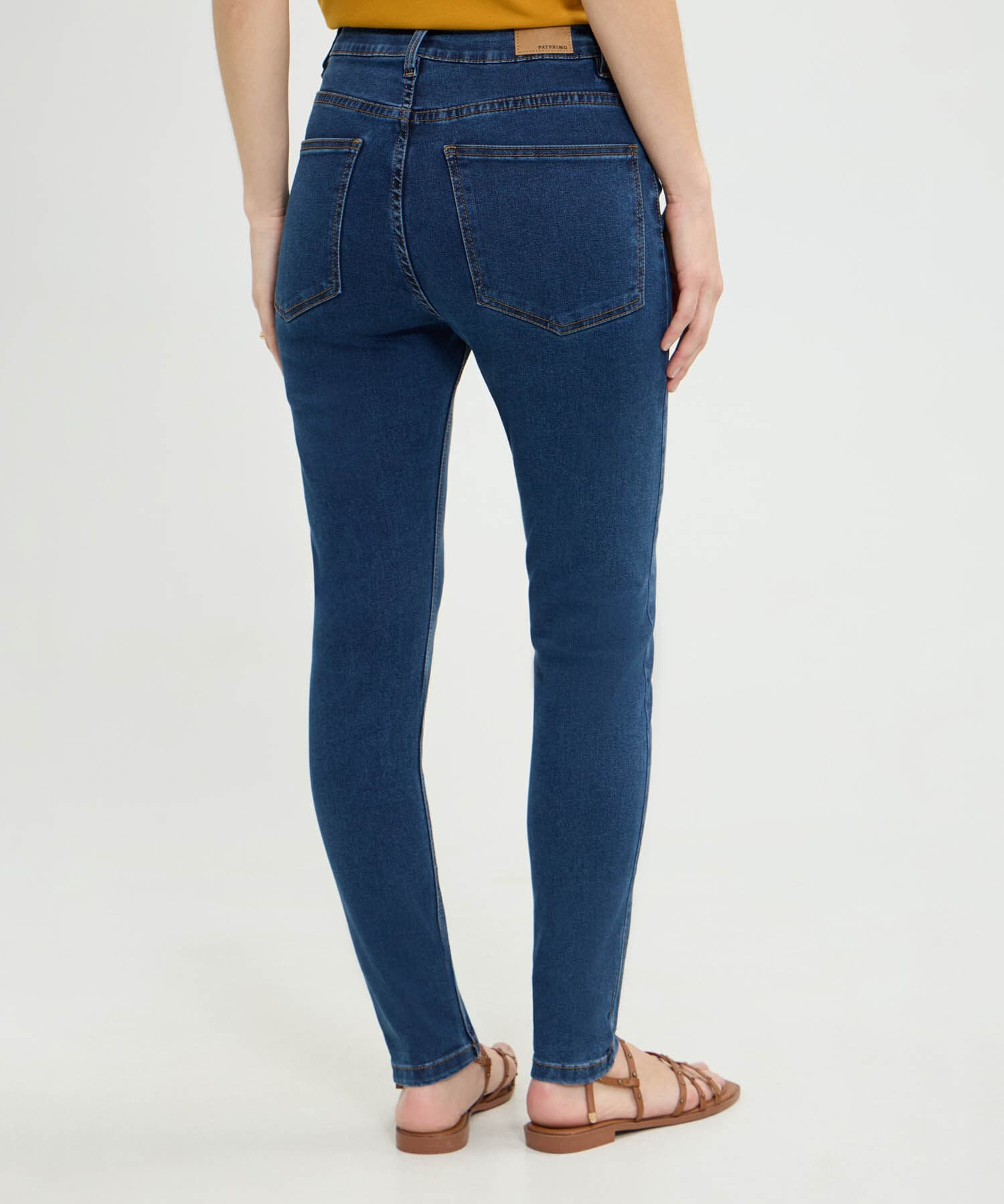 Jean Calima Edición Lino azul marino para mujer, vista 4