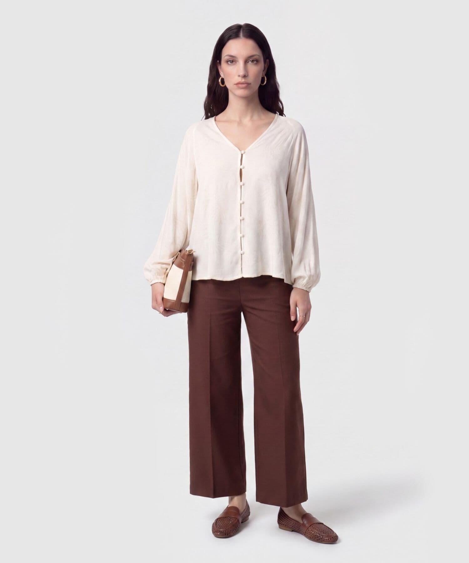 Pantalón Jacaranda de Ciudad café para mujer, vista 2
