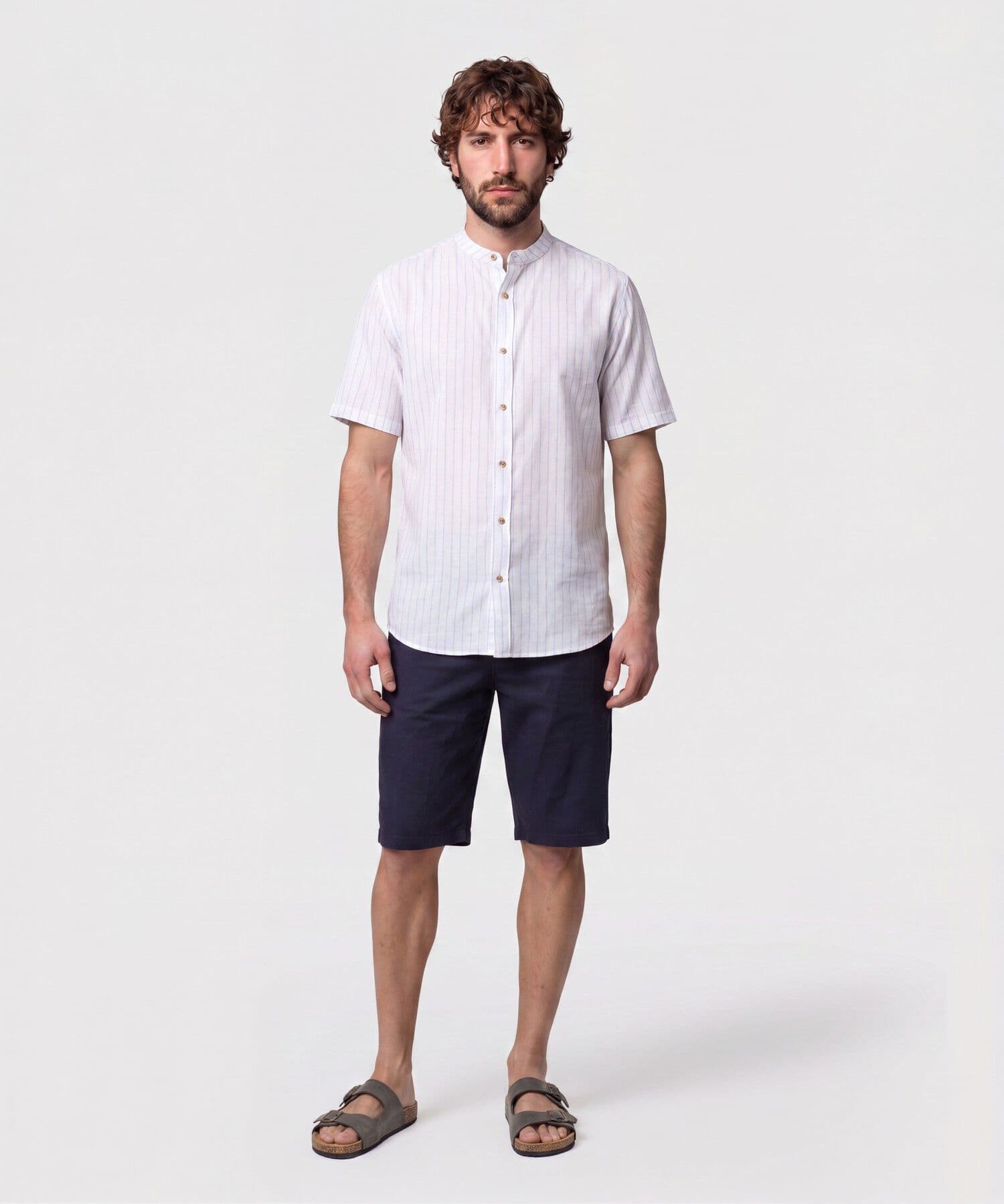 Camisa Granada Esencial azul marino para hombre, vista 2