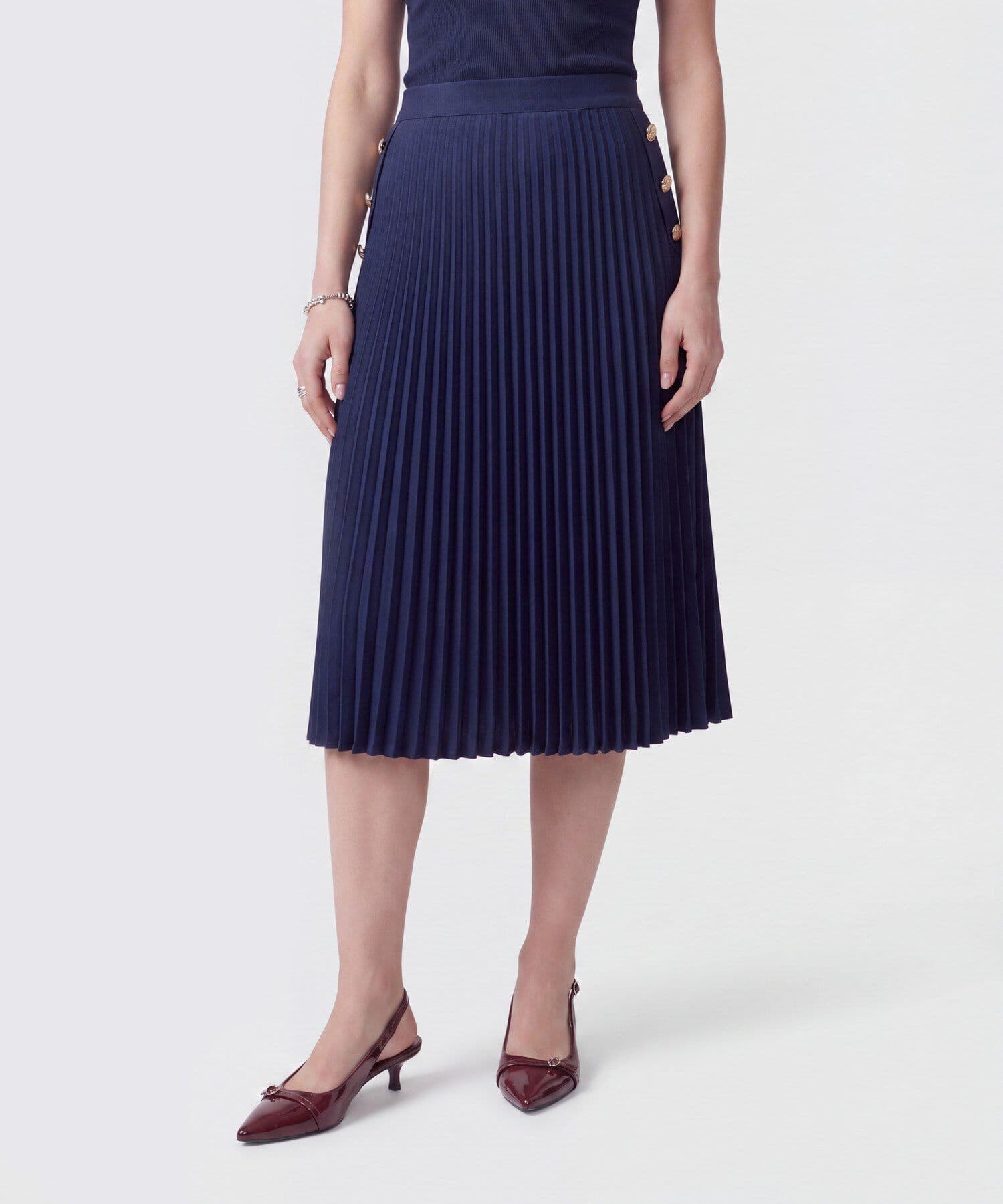 Falda Candelaria Ligero azul marino para mujer, vista principal