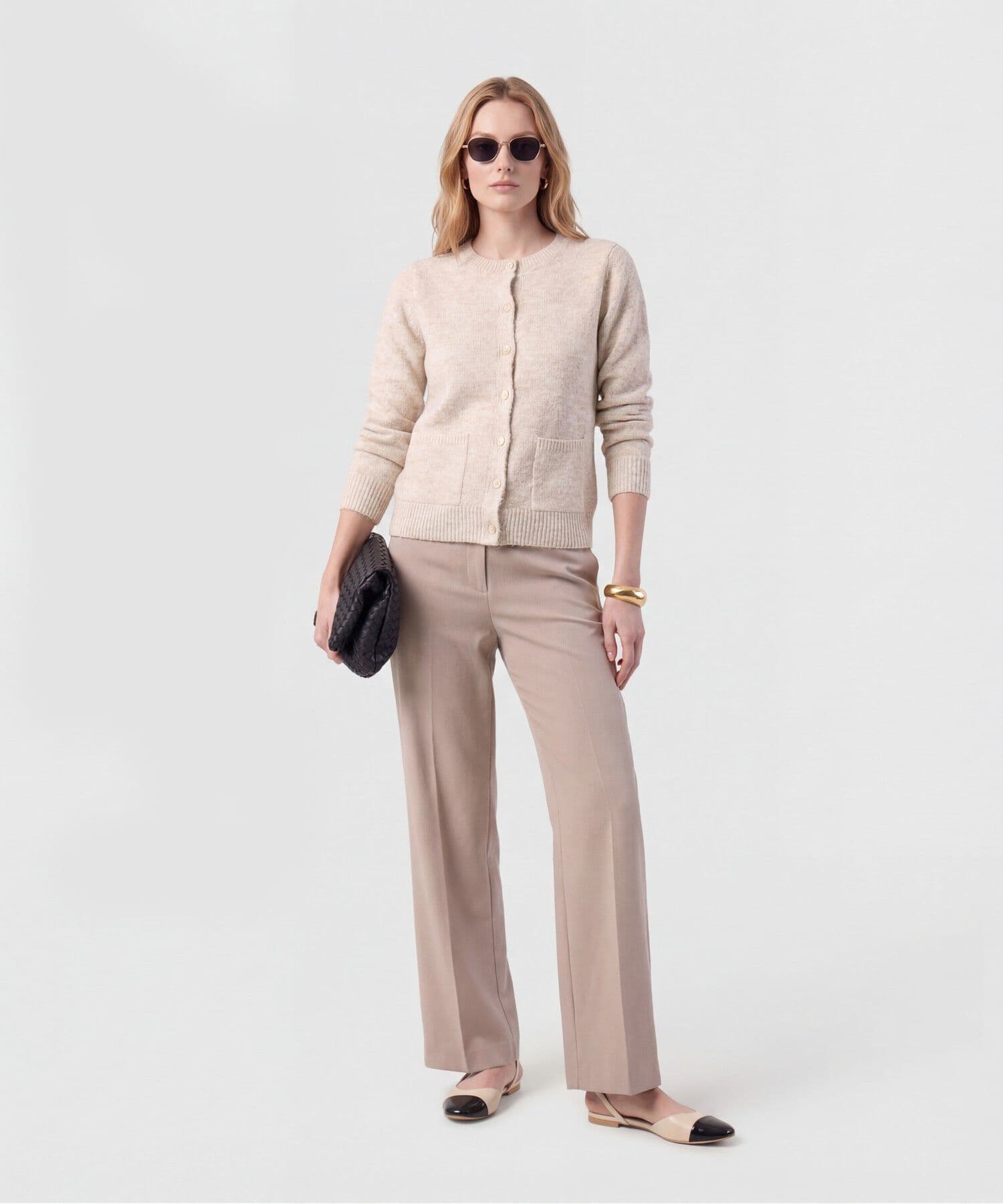 Buzo Ámbar Edición Lino arena para mujer, vista 2