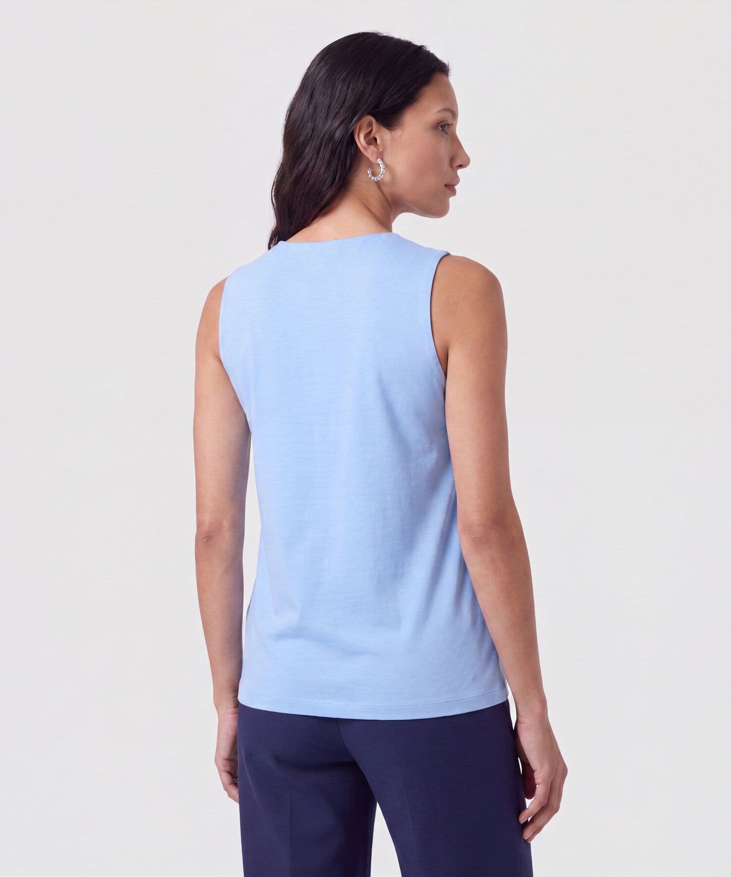 Blusa Serena de Noche azul marino para mujer, vista 4