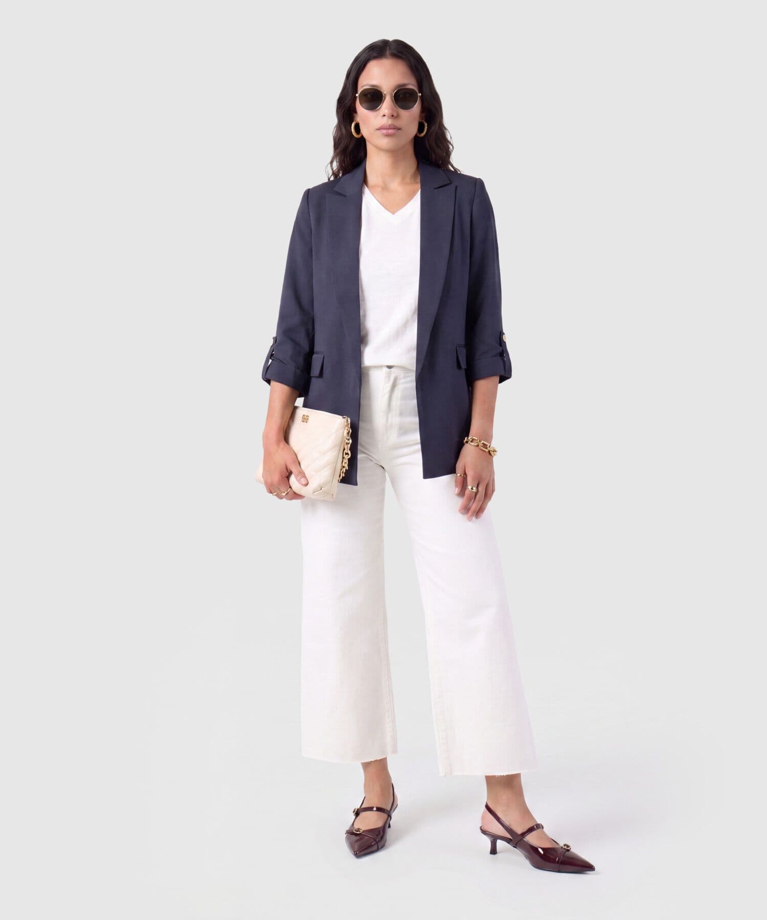 Camiseta Río Esencial blanco para mujer, vista 2