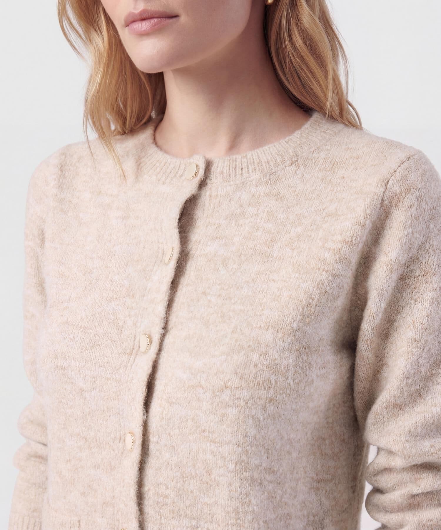 Buzo Ámbar Edición Lino arena para mujer, vista 3