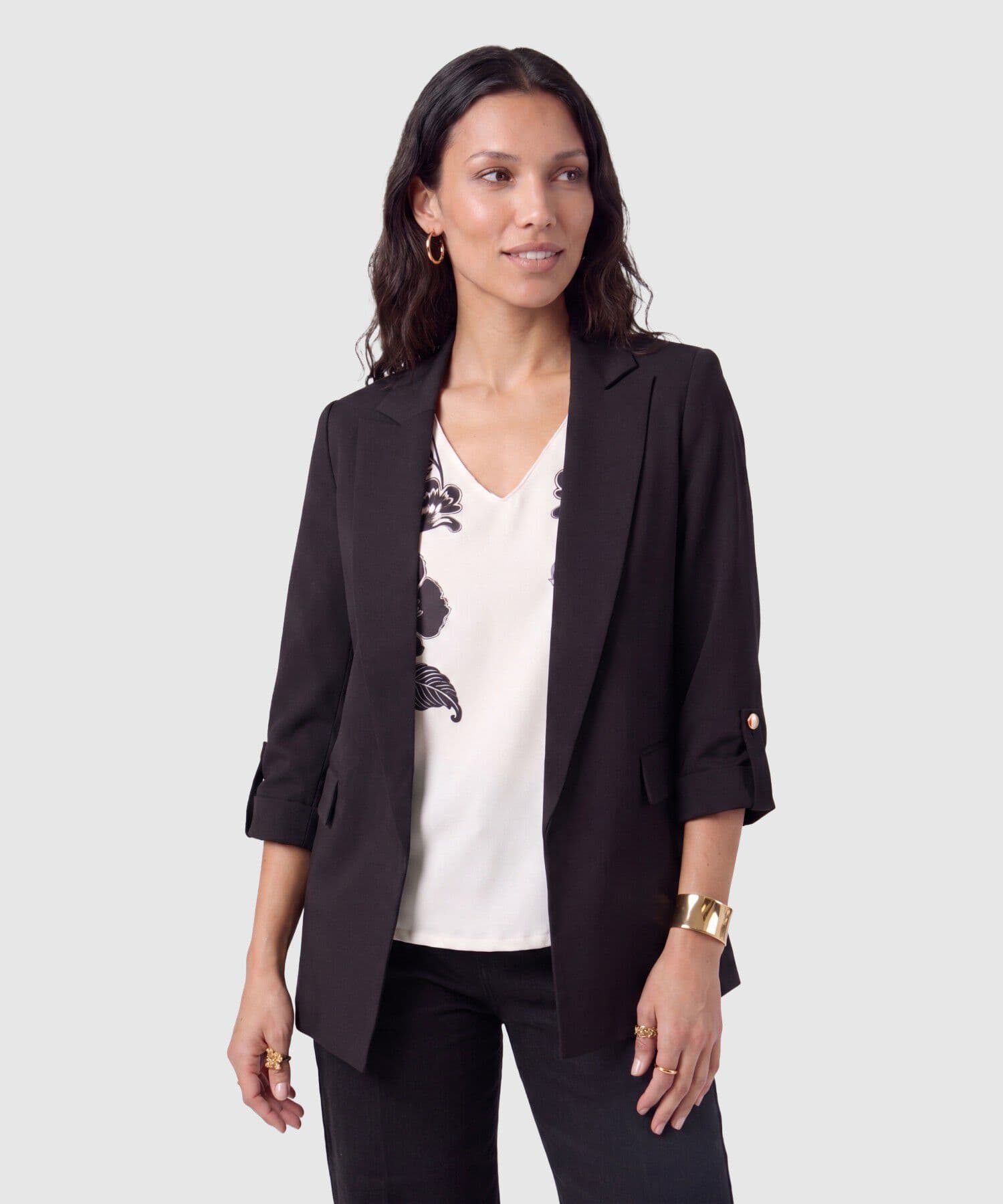 Chaqueta Selva de Noche negro para mujer, vista principal