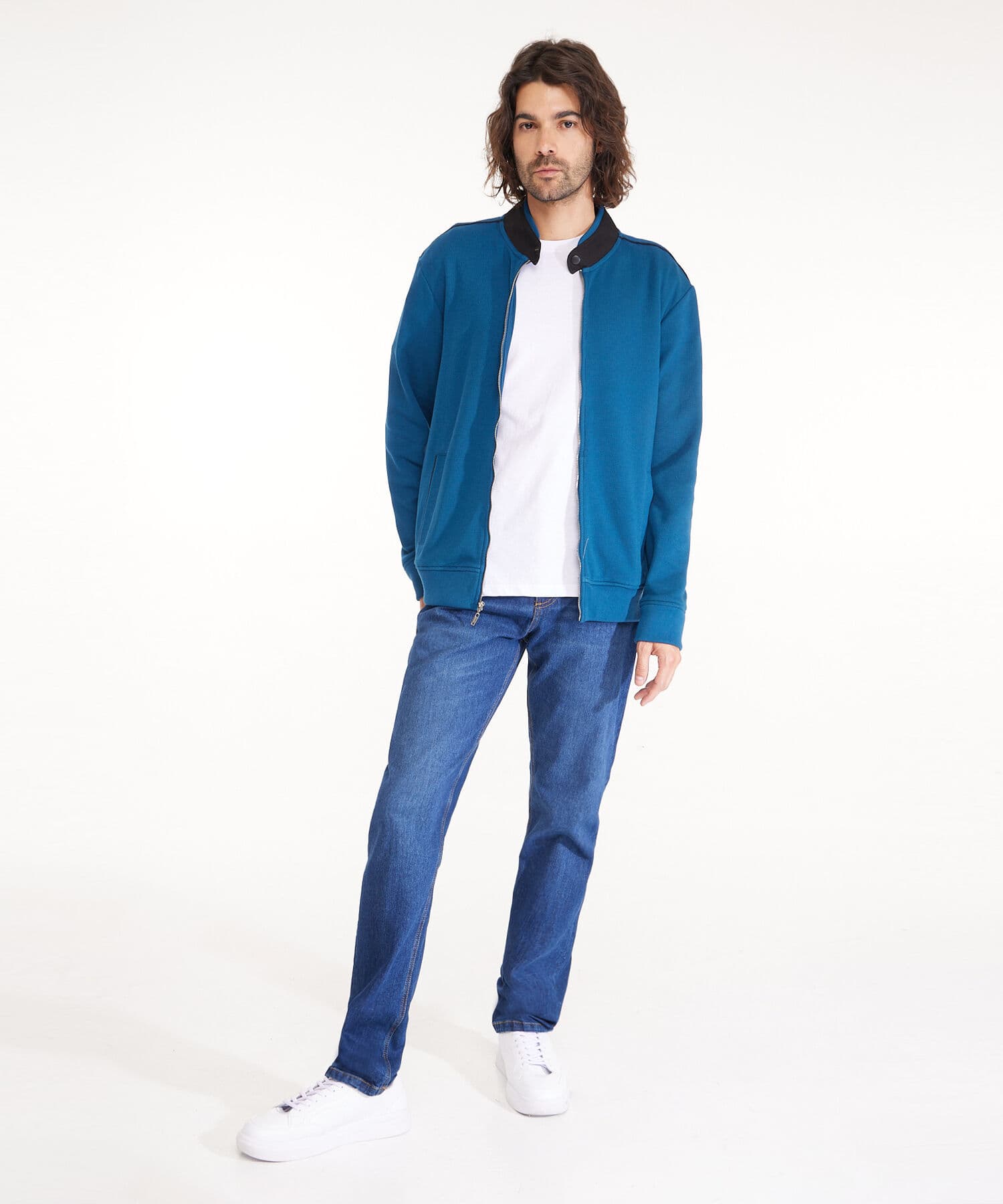 Chaqueta Valle Suave azul marino para hombre, vista 2