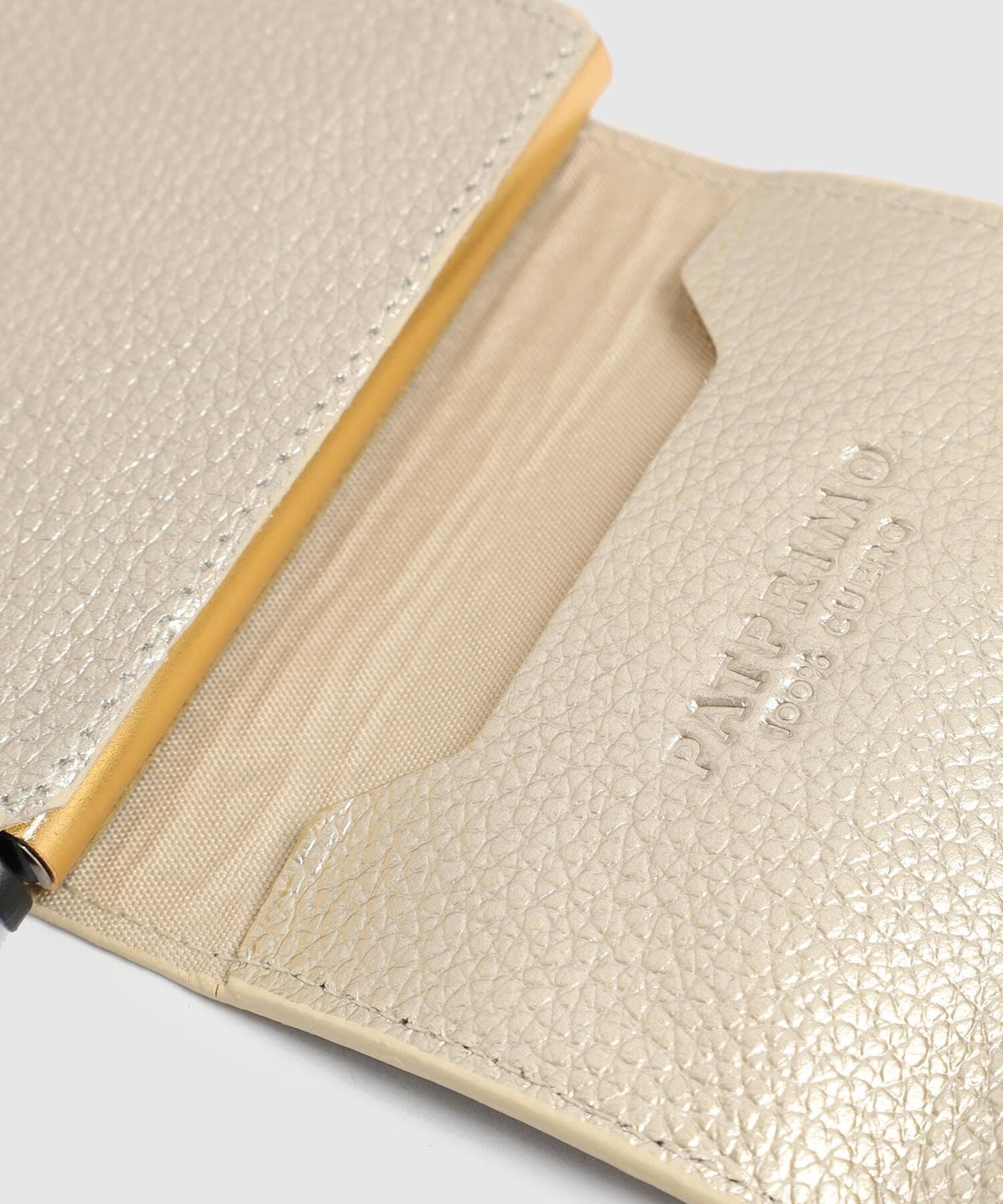 Billetera Serena Sastre dorado para mujer, vista 3