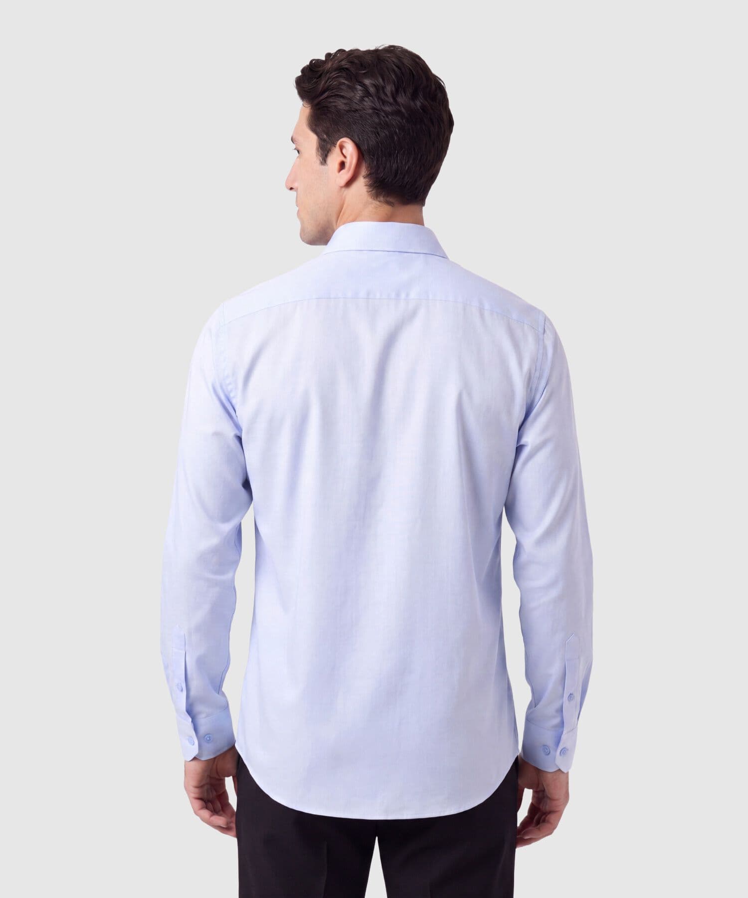 Camisa Valle de Ciudad azul marino para hombre, vista 4