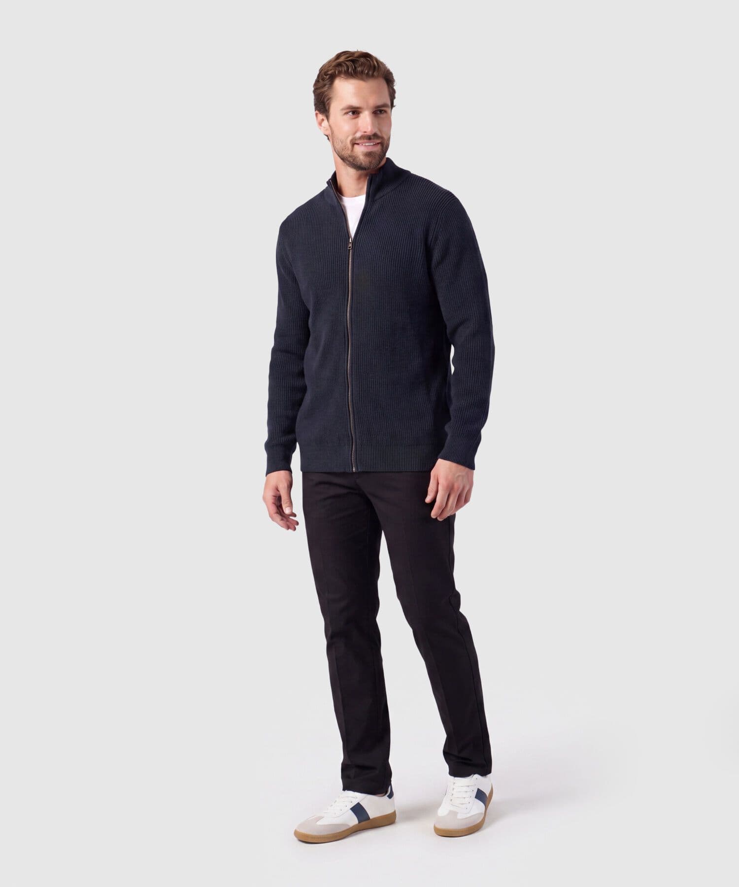 Buzo Coral Suave negro para hombre, vista 2