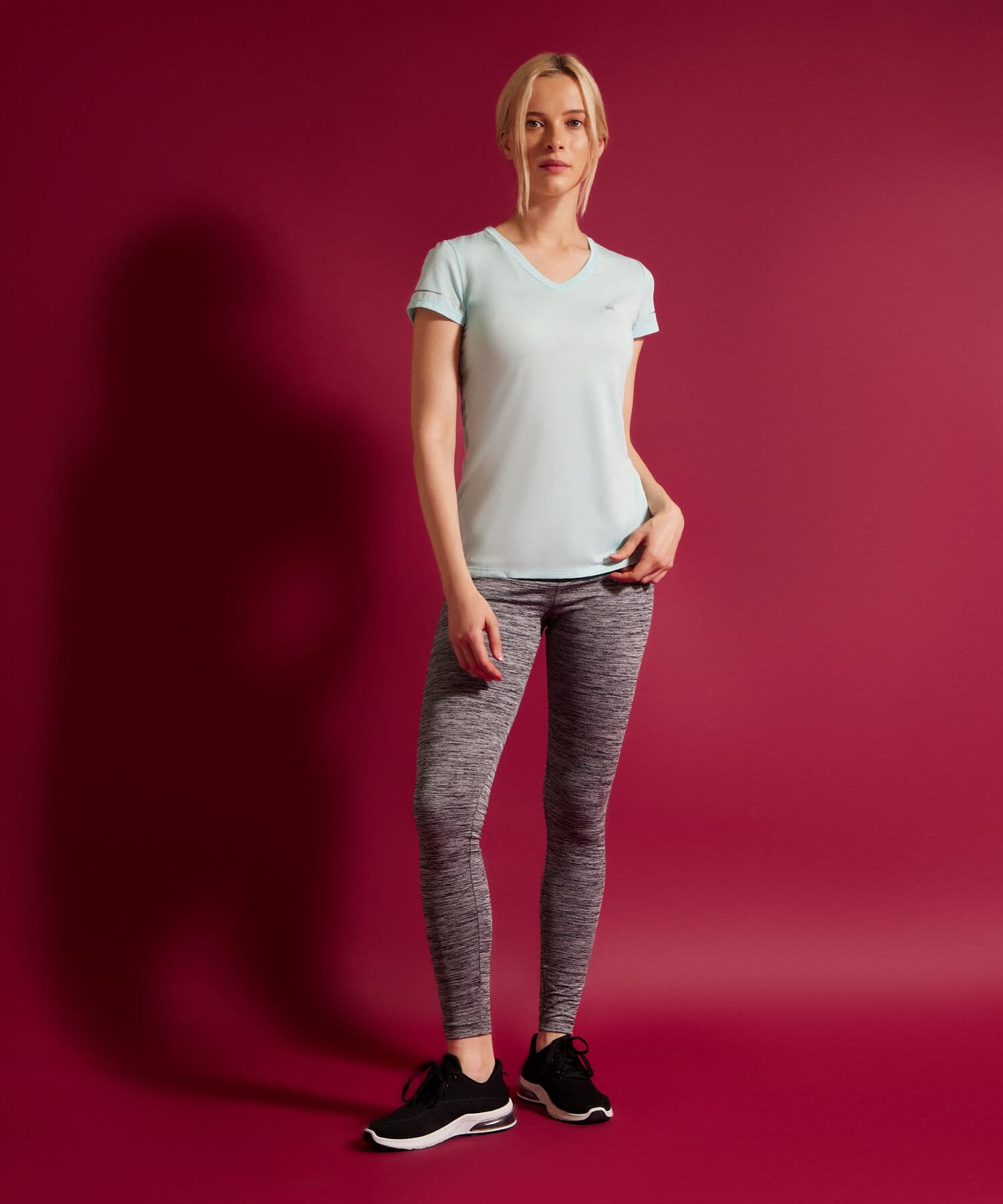 Prenda deportiva Horizonte de Noche gris humo para mujer, vista principal