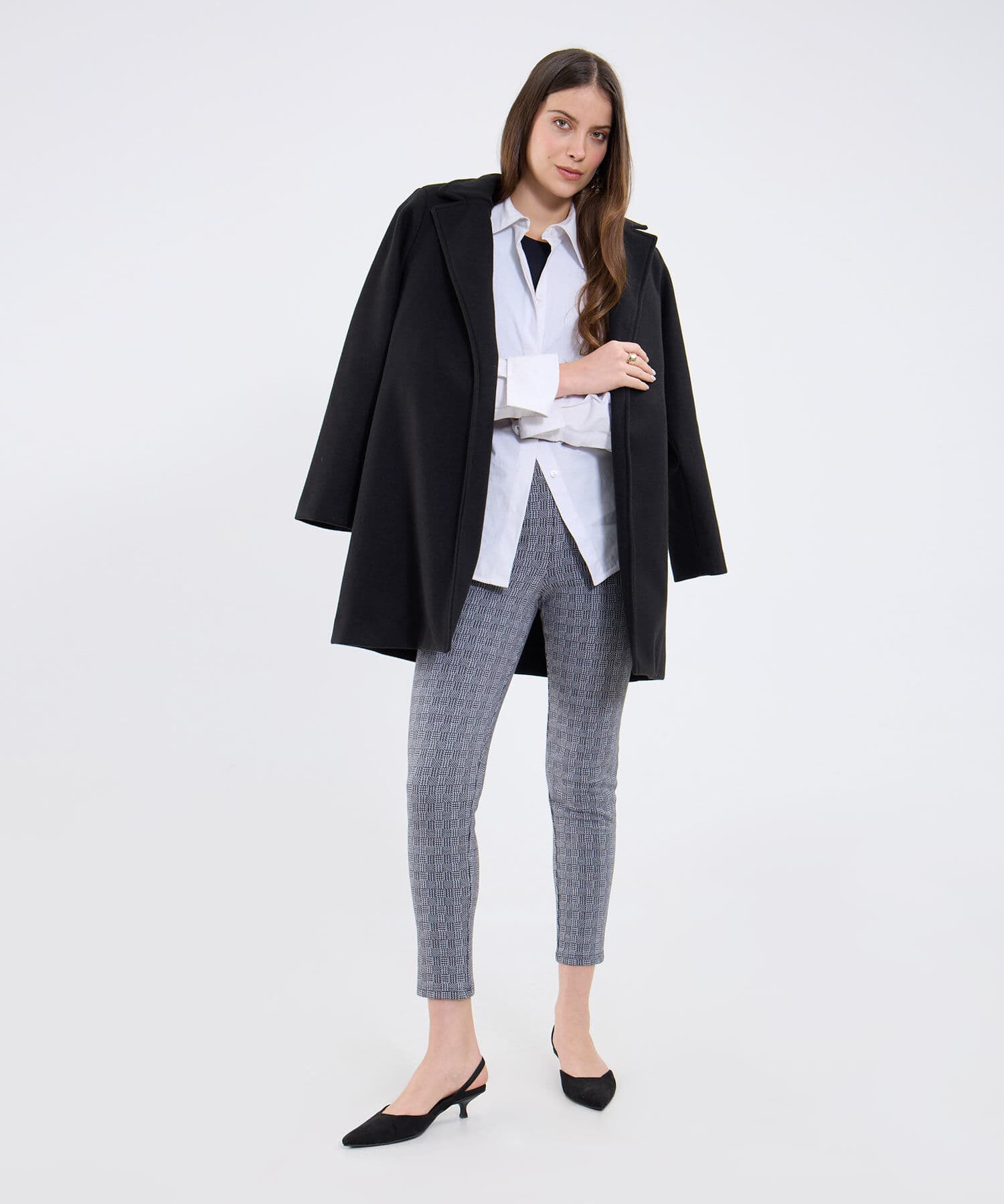 Botines Encanto Sastre gris humo para mujer, vista 2