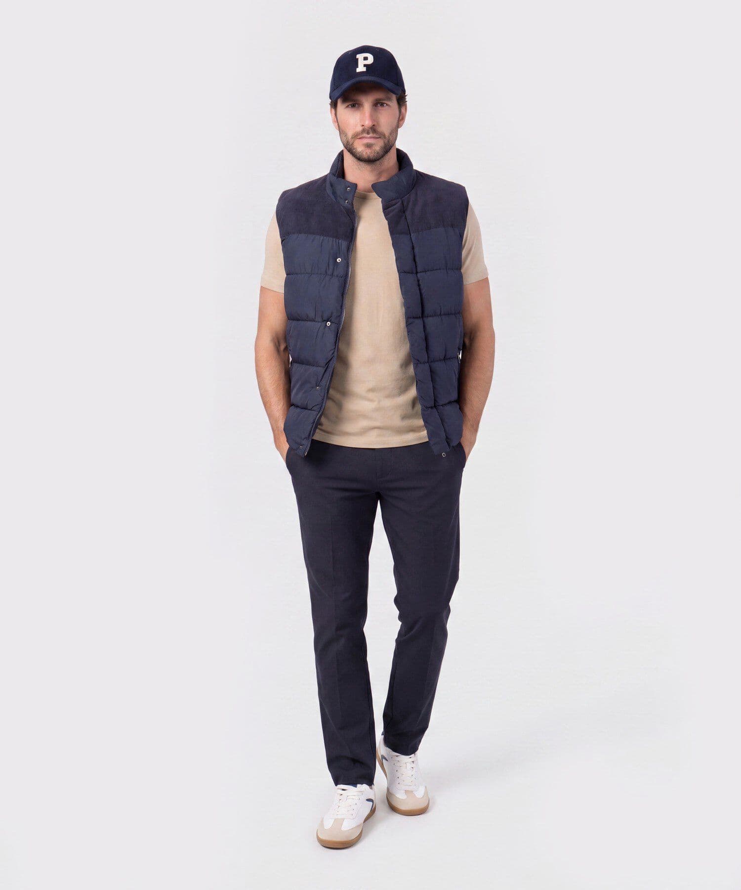 Camiseta Lumbre Ligero café para hombre, vista 2