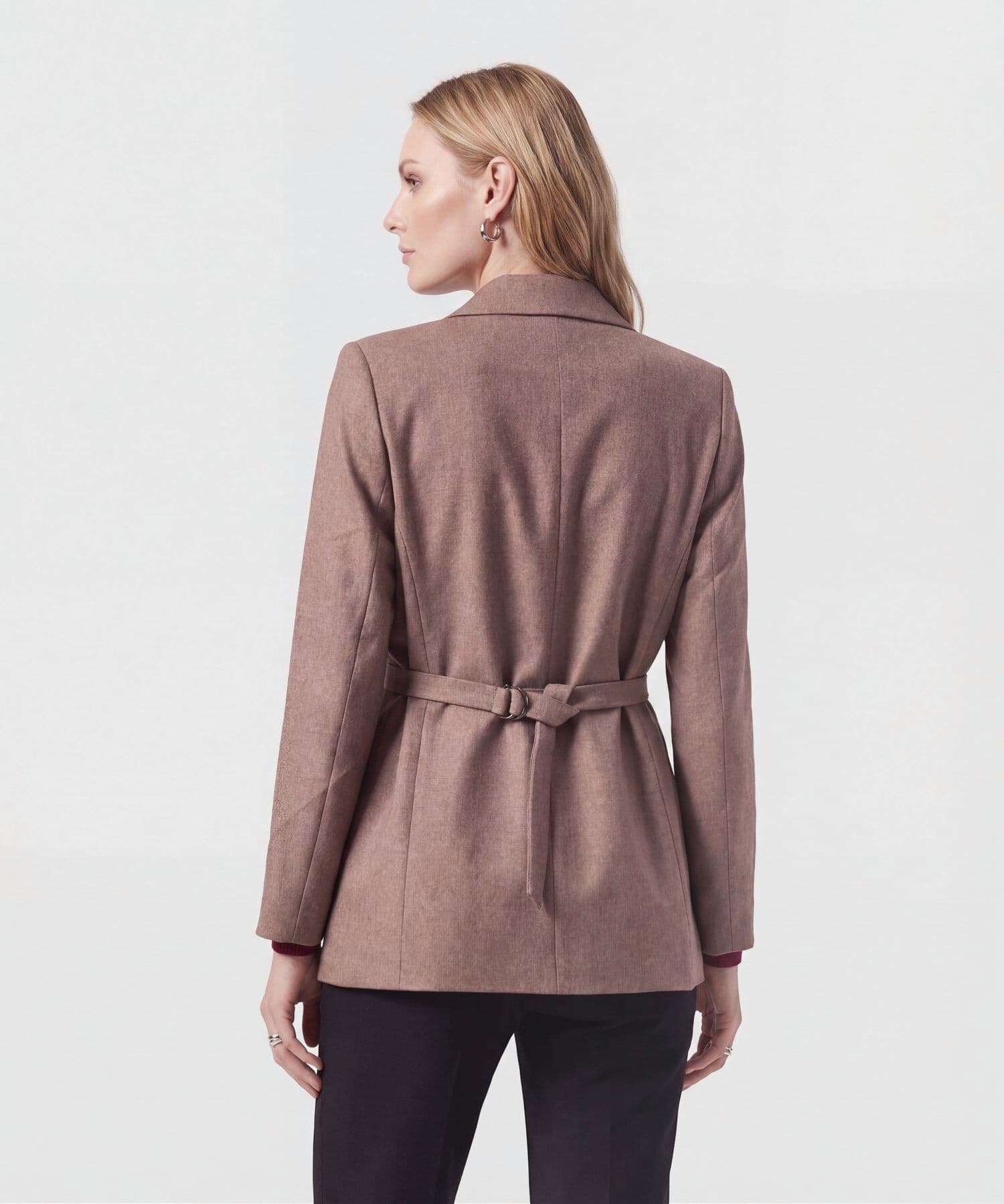 Chaqueta Carmín de Ciudad café para mujer, vista 4