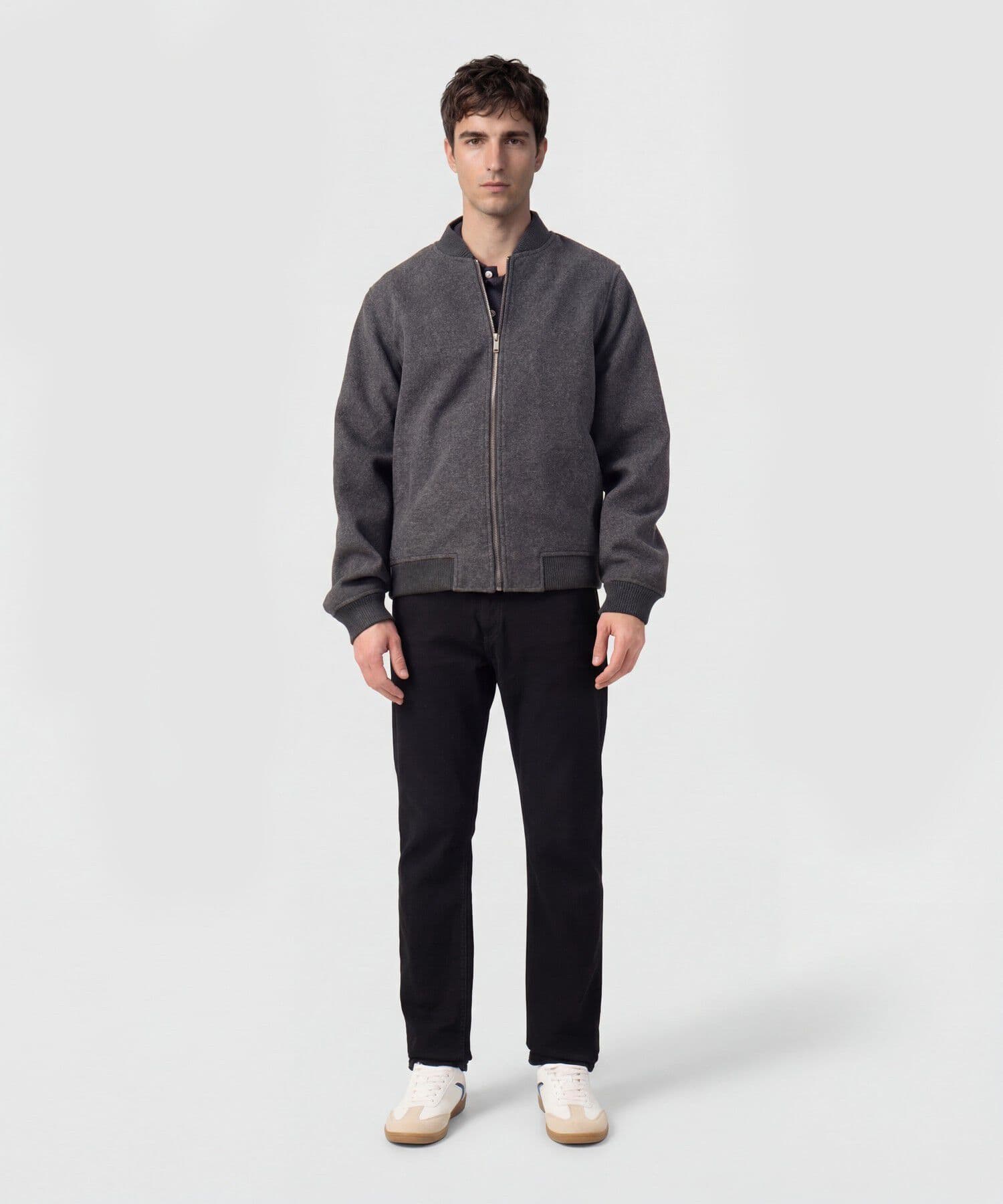 Chaqueta Bahía Fluido gris humo para hombre, vista 2