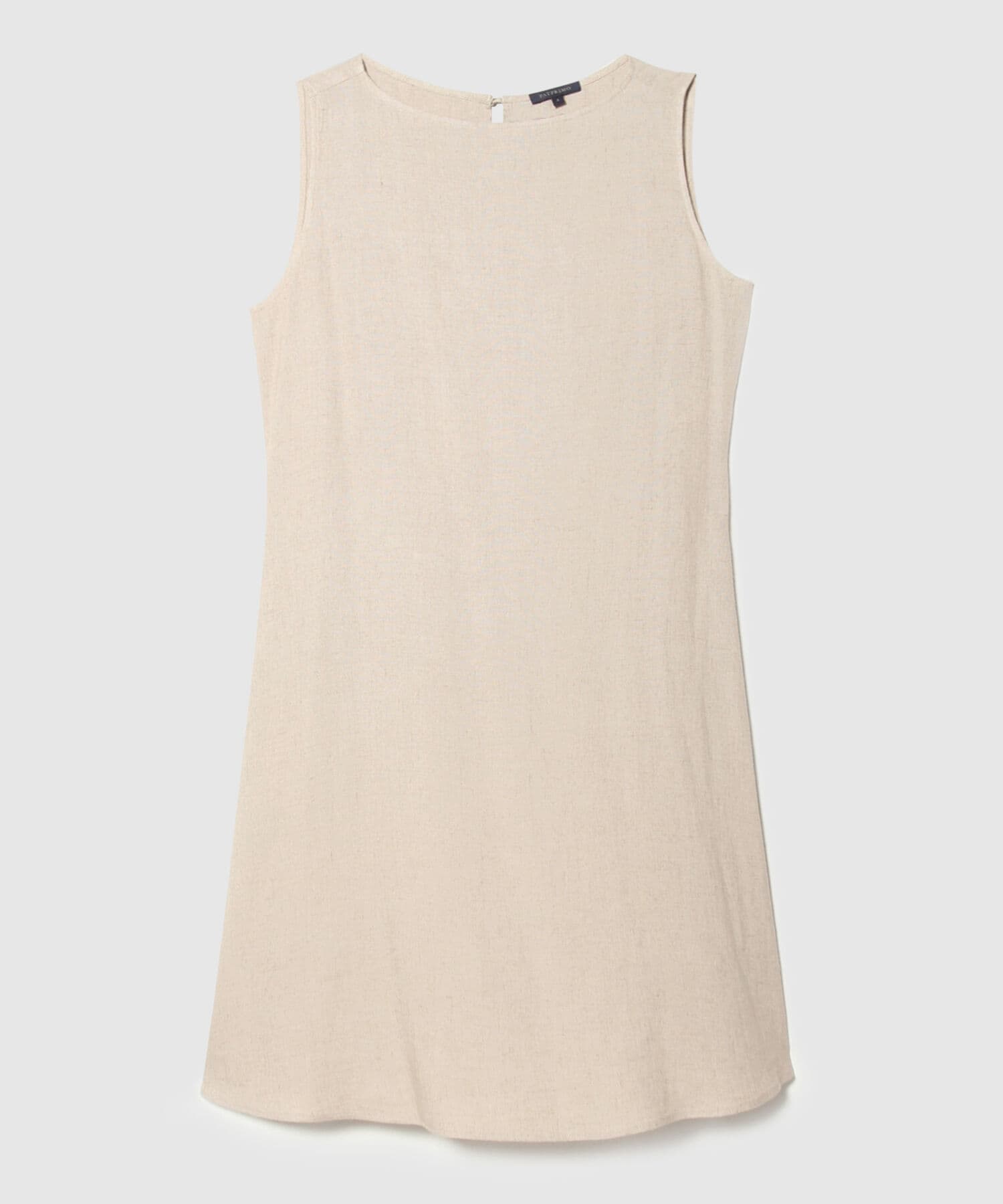Vestido Valentina Contemporáneo arena para mujer, vista 4