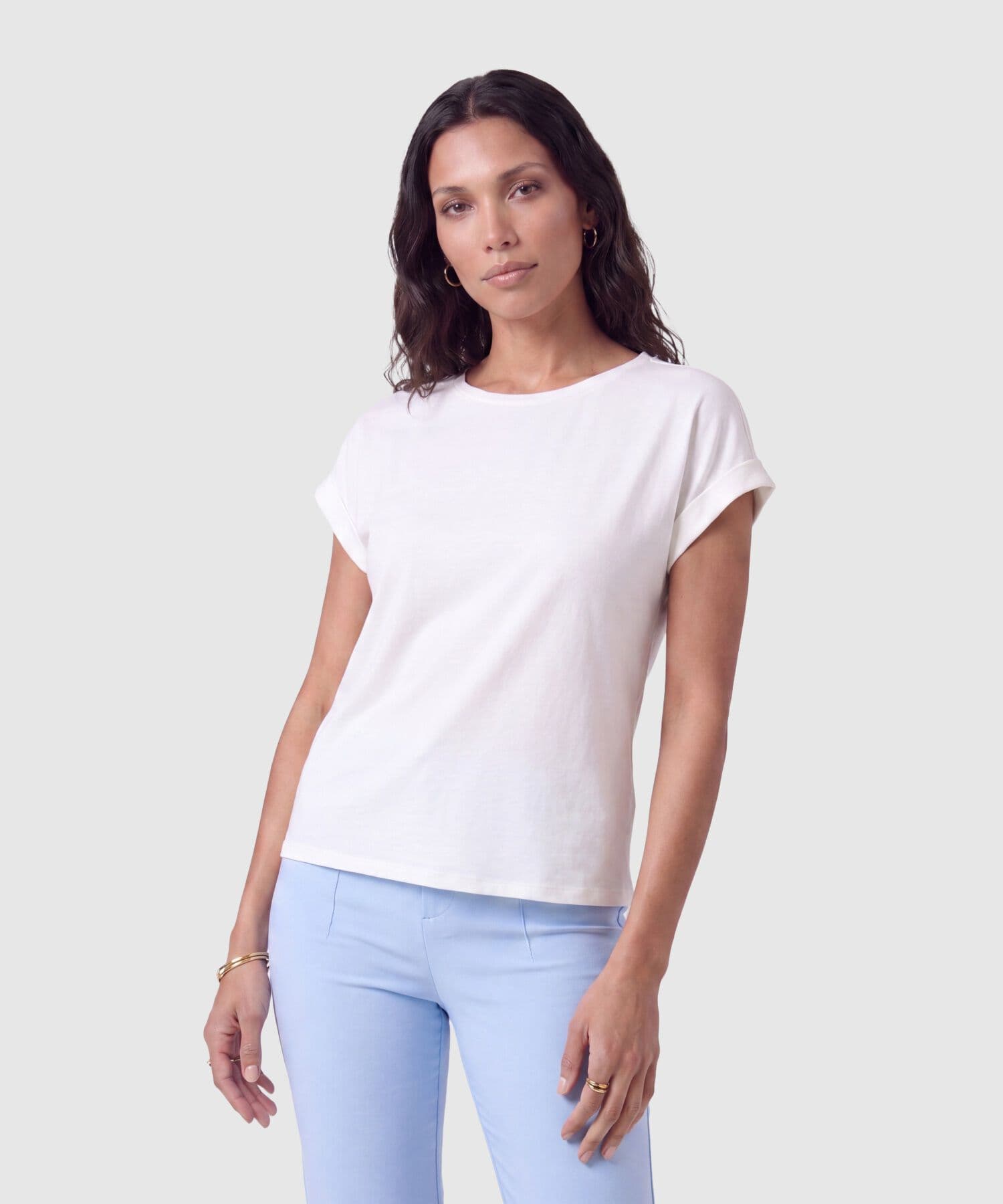 Camiseta Serena Contemporáneo blanco para mujer, vista principal