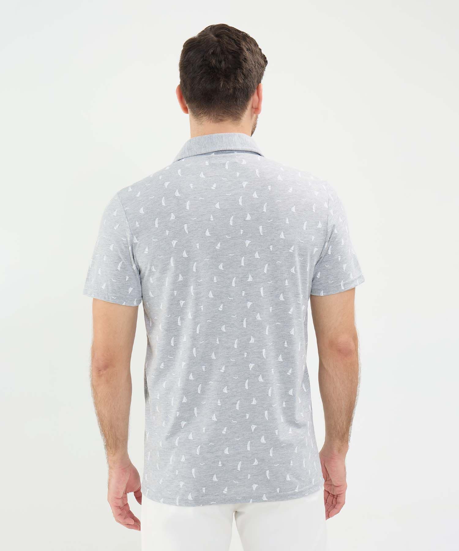 Polo Salina de Noche gris humo para hombre, vista 4