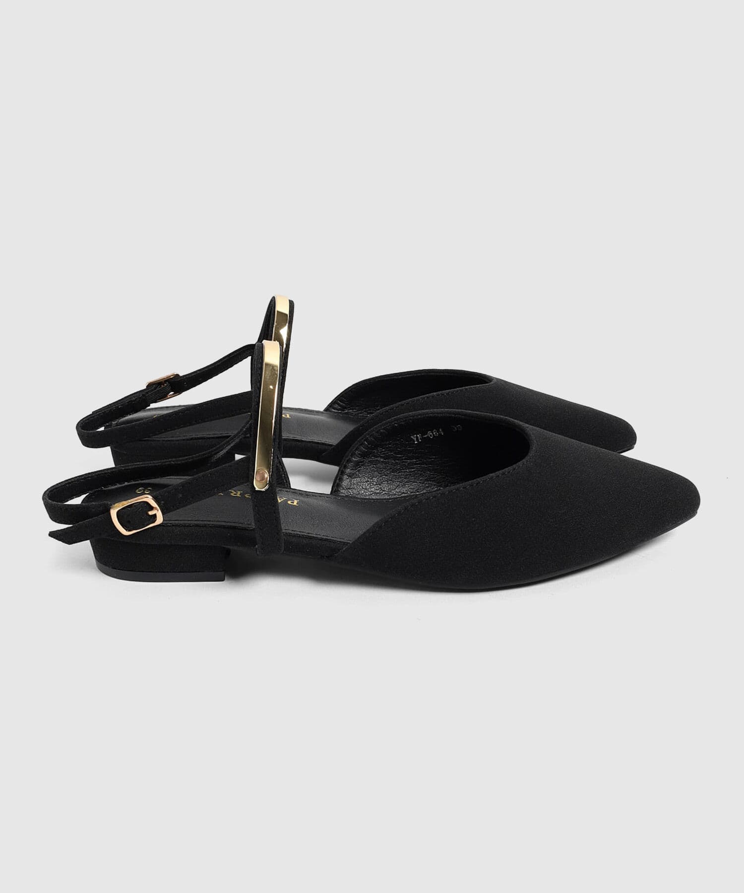 Sandalia Selva Contemporáneo negro para mujer, vista 2