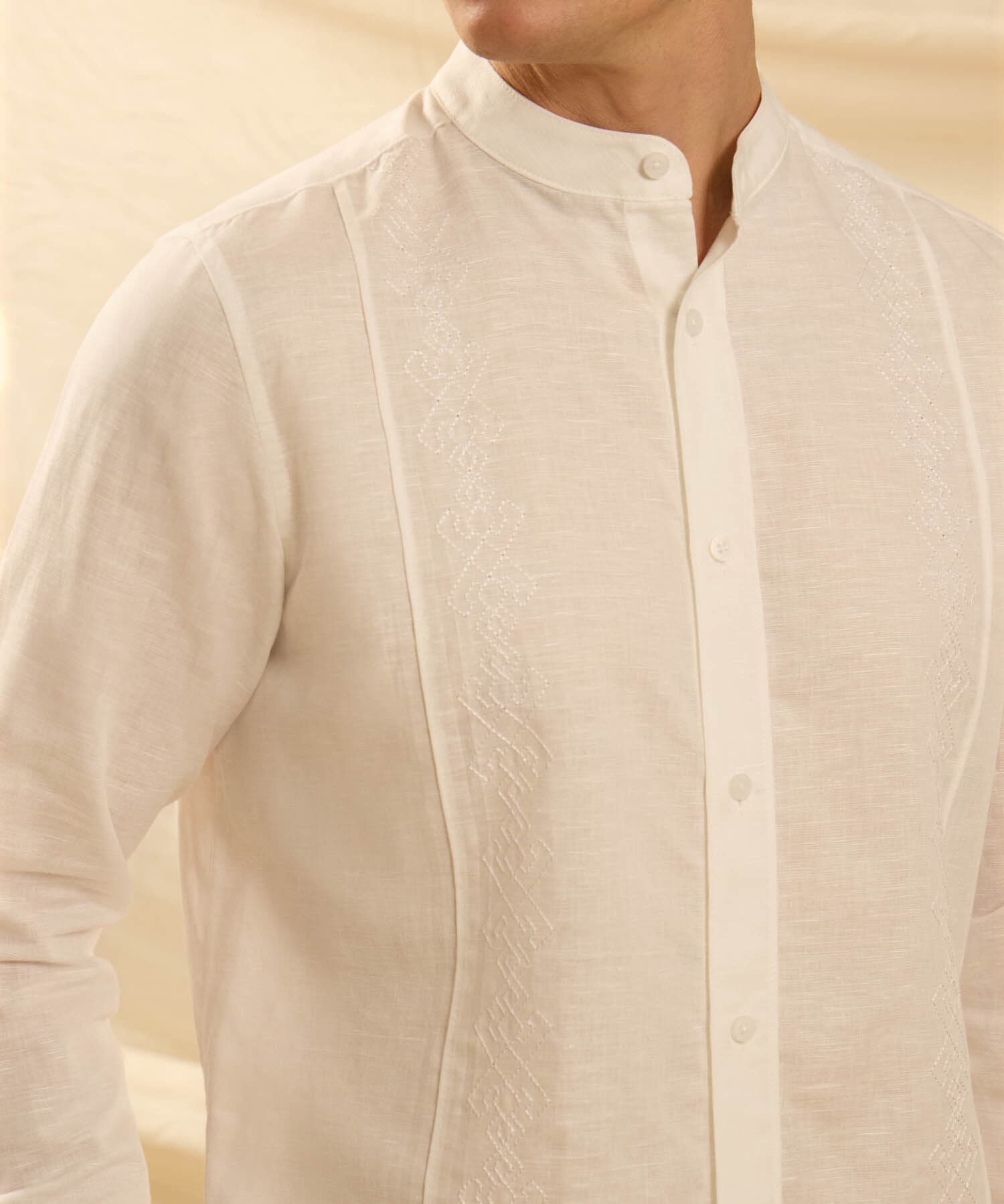 Camiseta Tierra Suave arena para hombre, vista 3