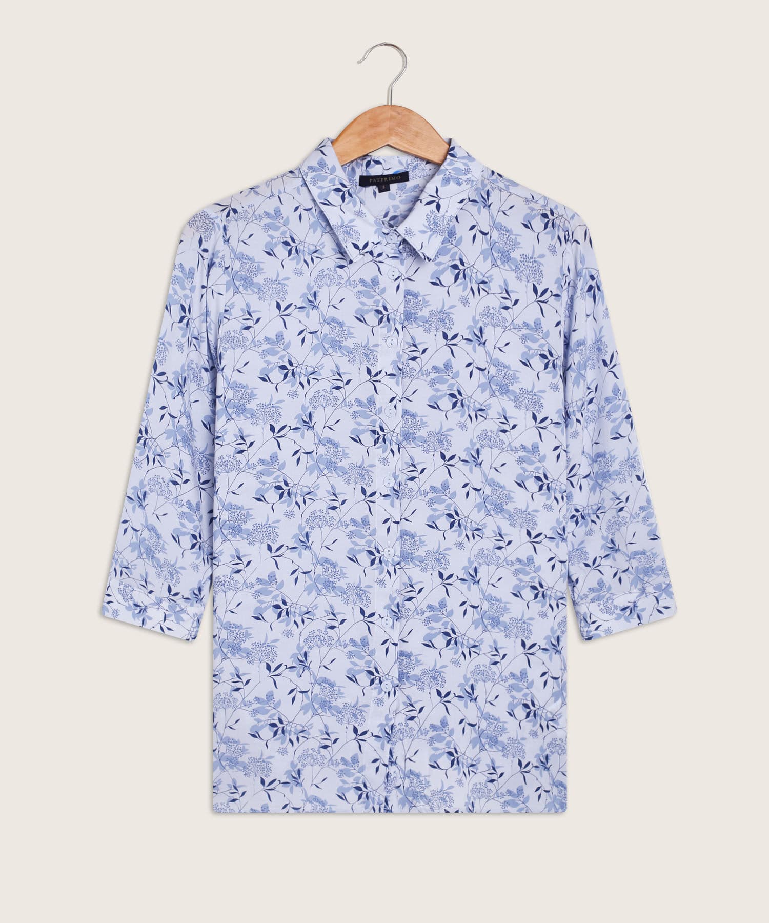 Blusa Julieta Relajado azul marino para mujer, vista principal