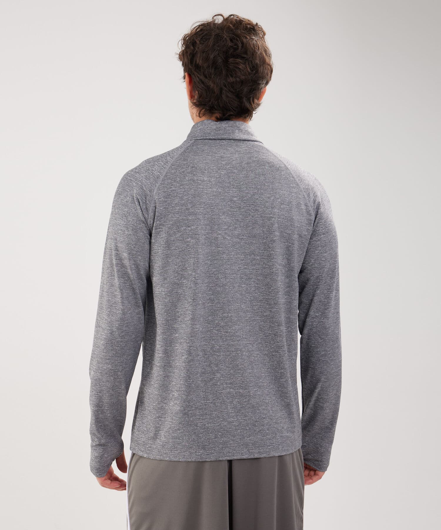 Camiseta Cobalto Suave gris humo para hombre, vista 4