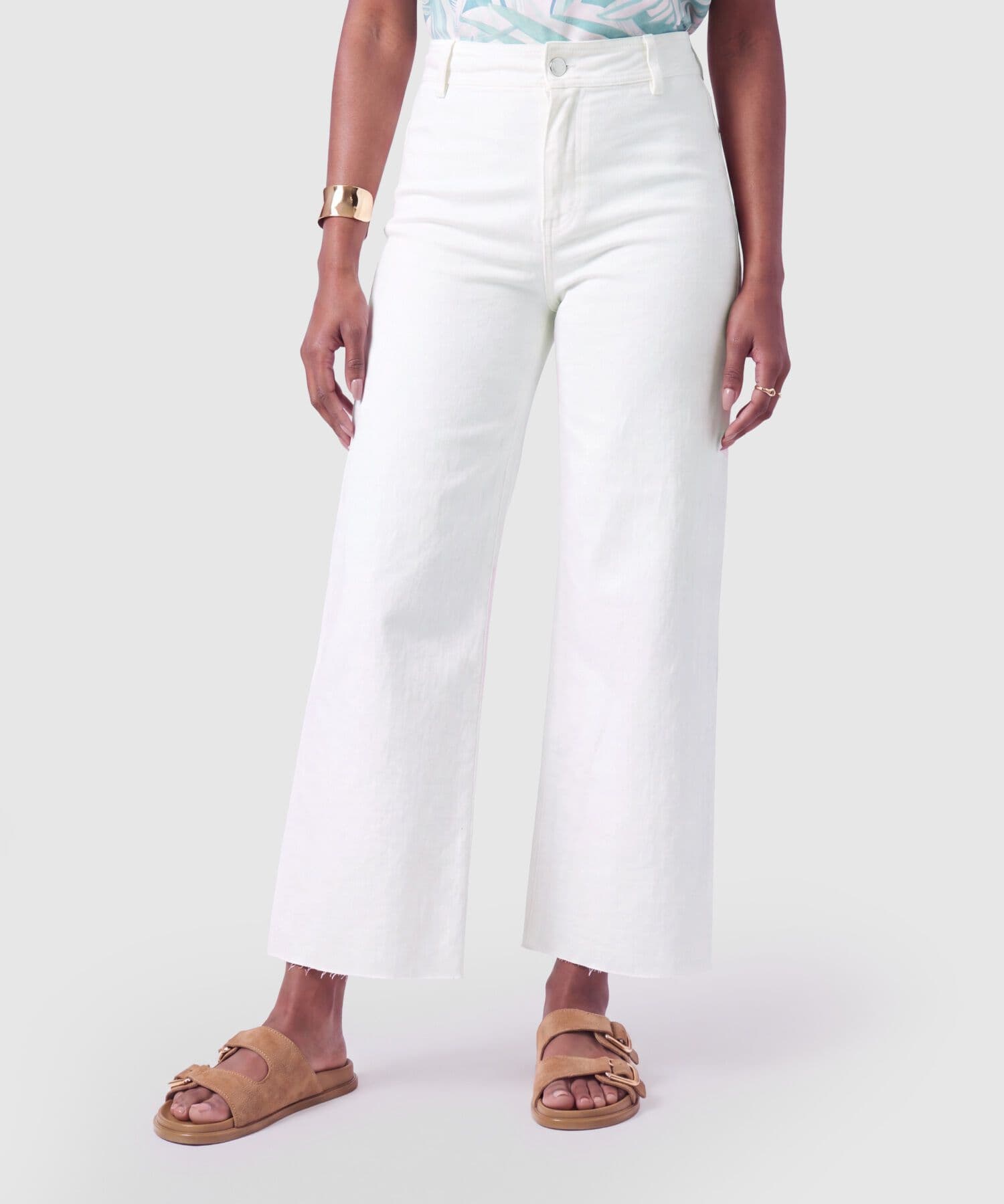Jean Orquídea Texturizado blanco para mujer, vista principal