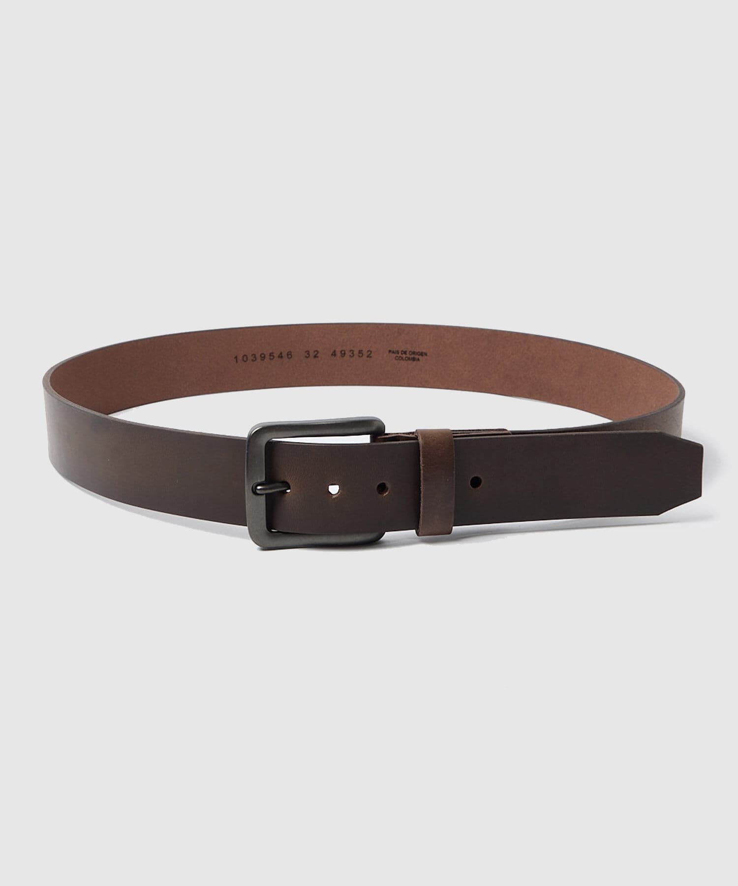 Cinturón Violeta Edición Índigo café para hombre, vista principal
