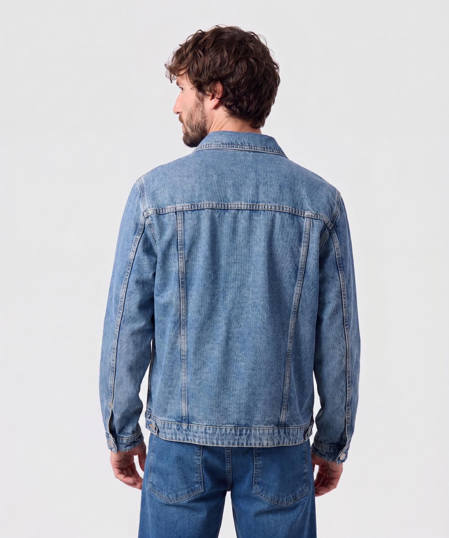 Chaqueta Litoral Contemporáneo azul marino para hombre, vista 4
