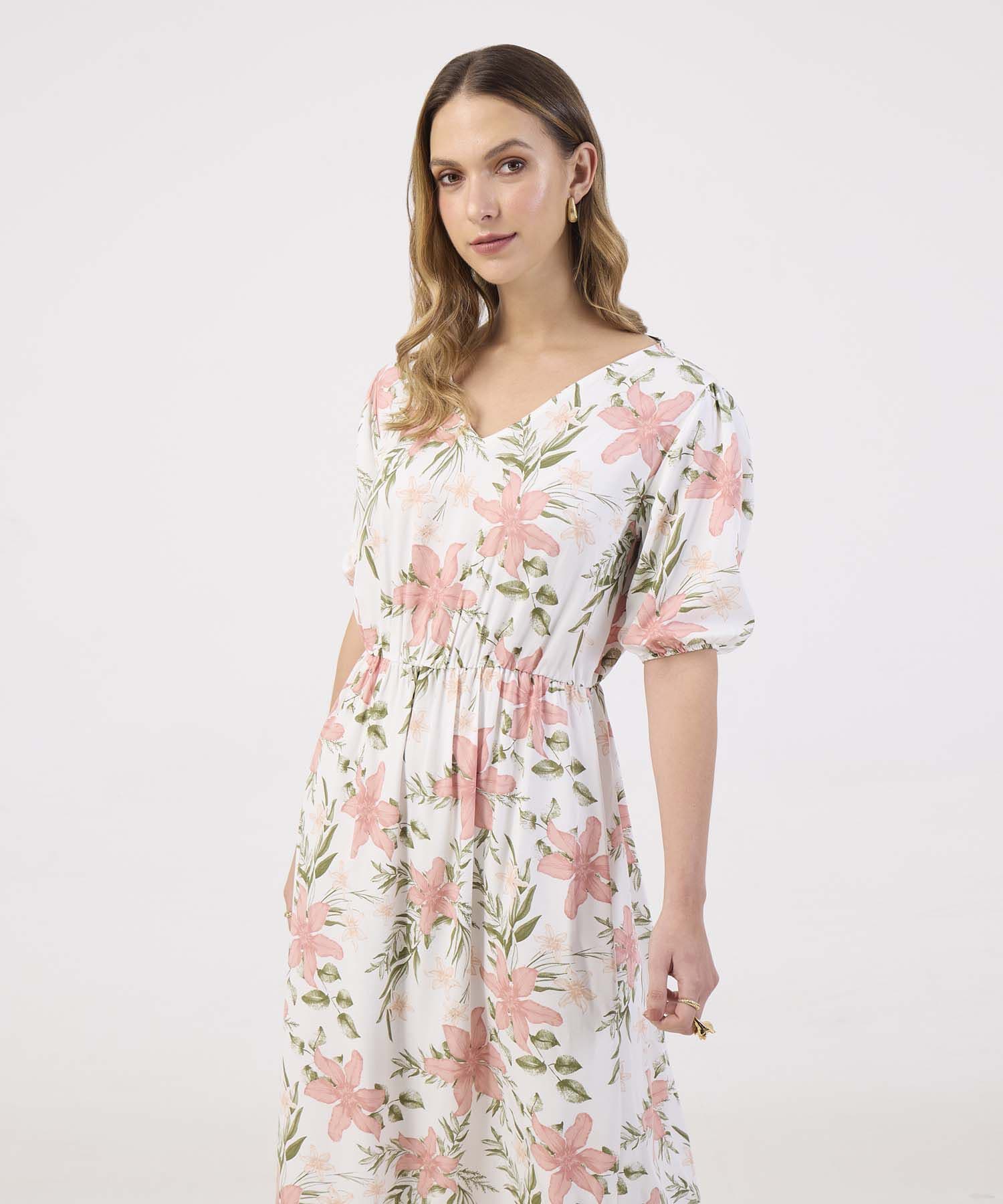 Vestido Granada Urbano rosa empolvado para mujer, vista 2