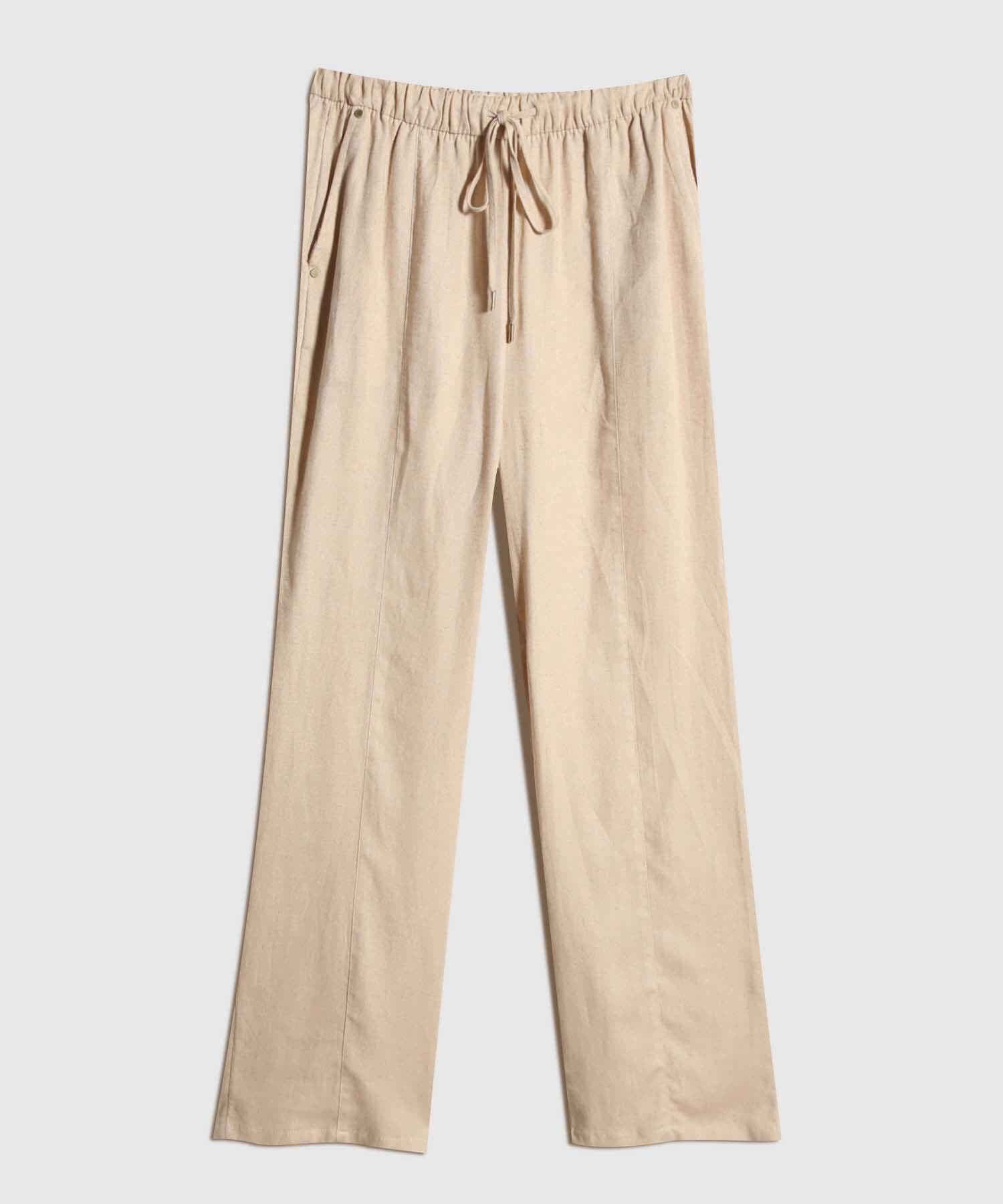 Pantalón Salina Edición Lino arena para mujer, vista 5