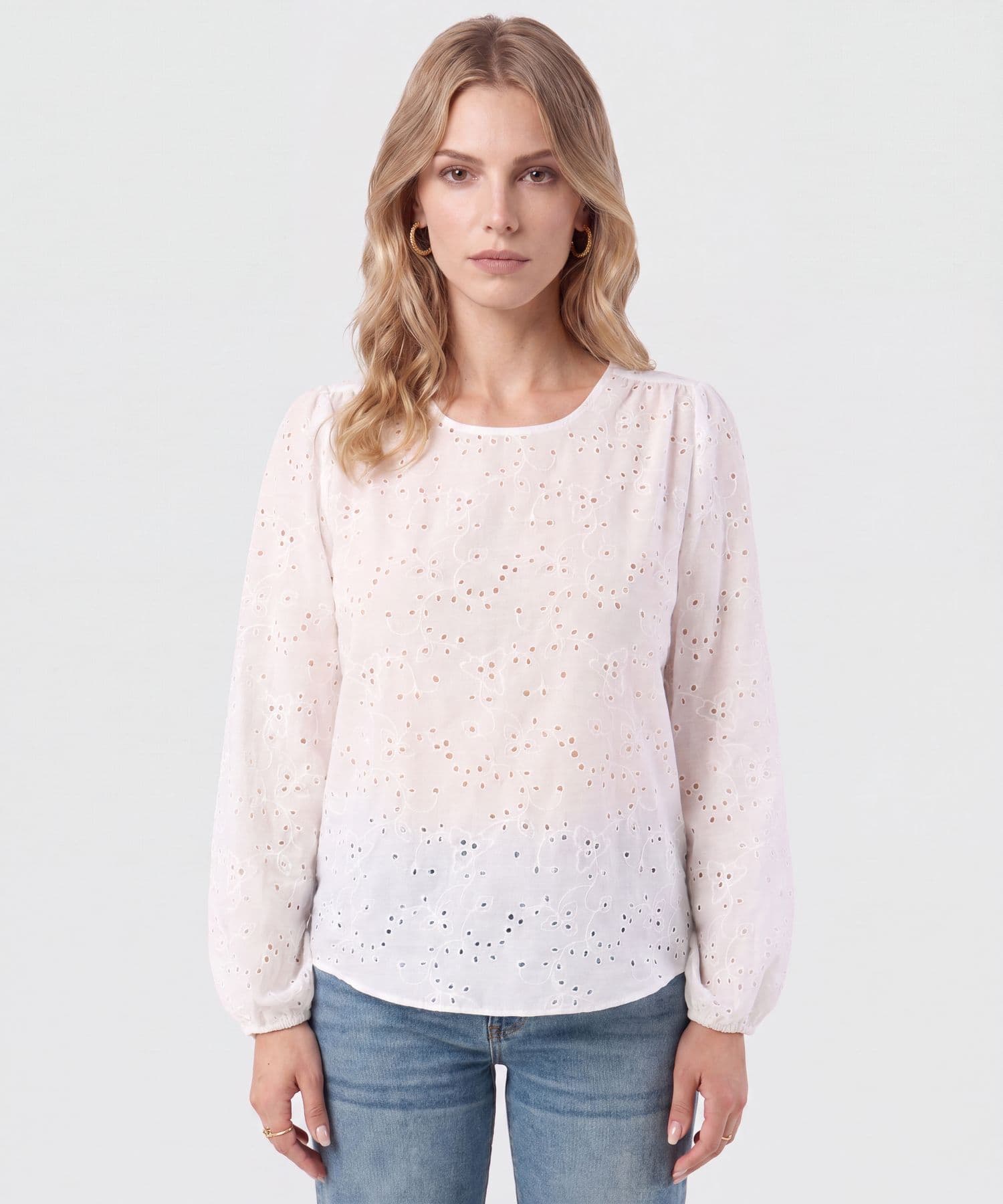 Blusa Julieta Suave blanco para mujer, vista principal