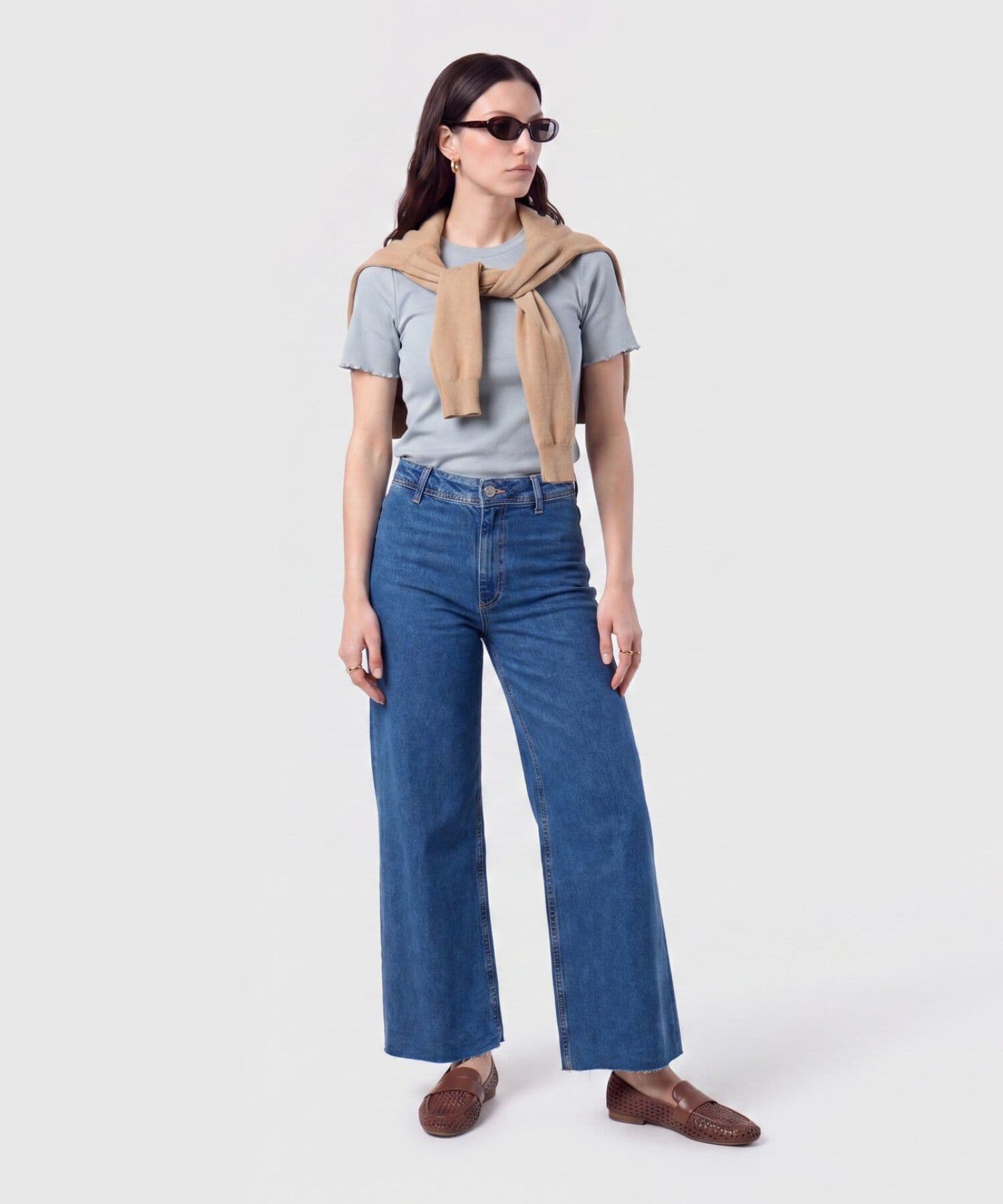 Jean Andina de Día azul marino para mujer, vista 2