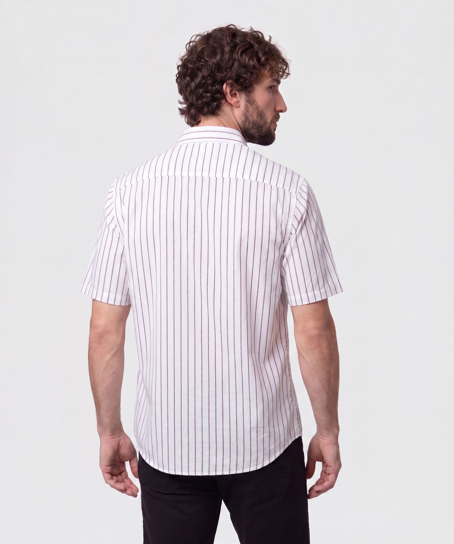 Camisa Jacaranda de Día blanco para hombre, vista 4