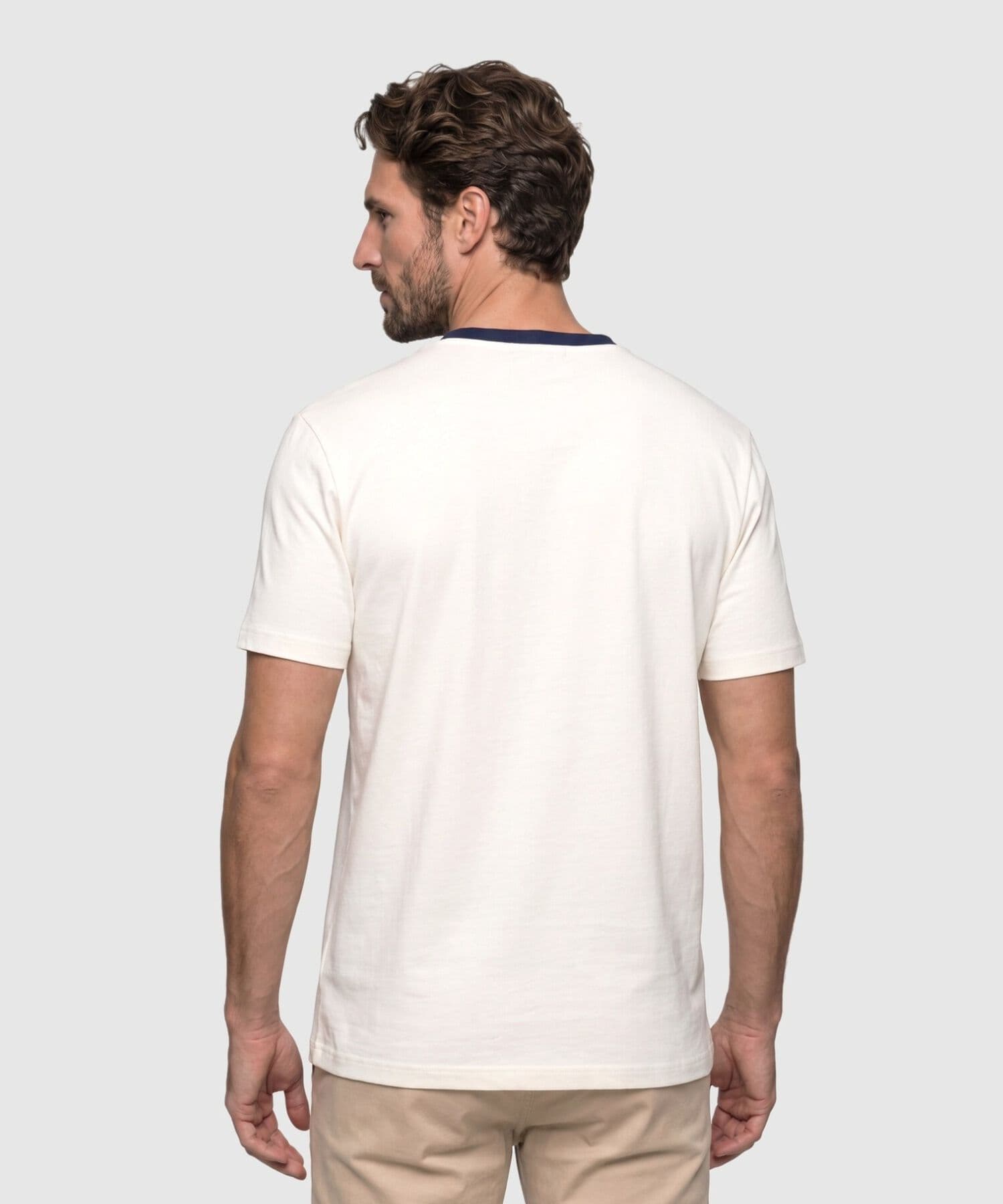 Camiseta Marea Urbano blanco para hombre, vista 4
