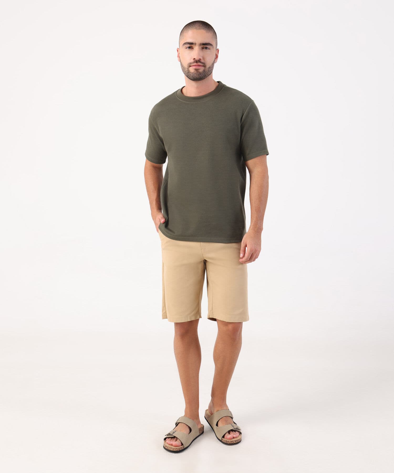 Bermuda Guayacán Ligero arena para hombre, vista 2