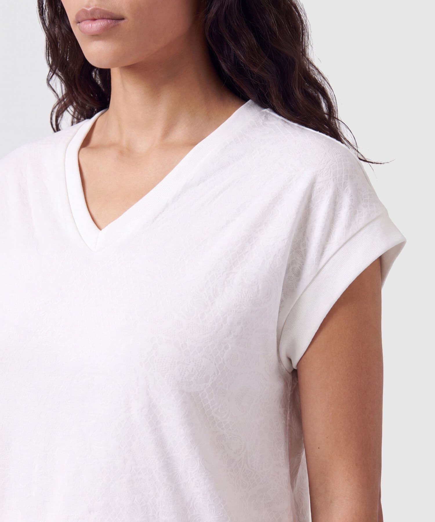 Camiseta Río Esencial blanco para mujer, vista 3