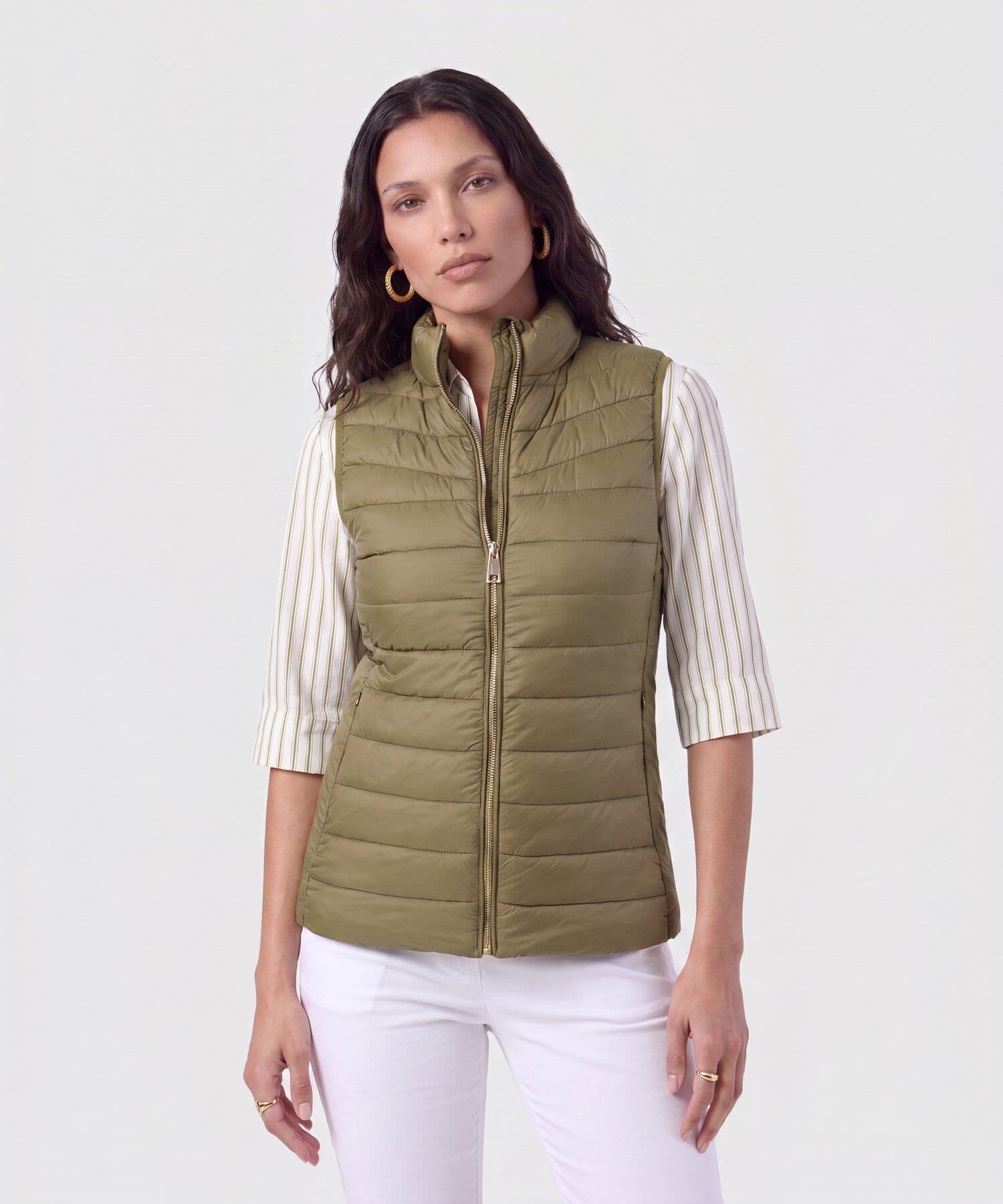 Buzo Granada Edición Lino verde oliva para mujer, vista principal