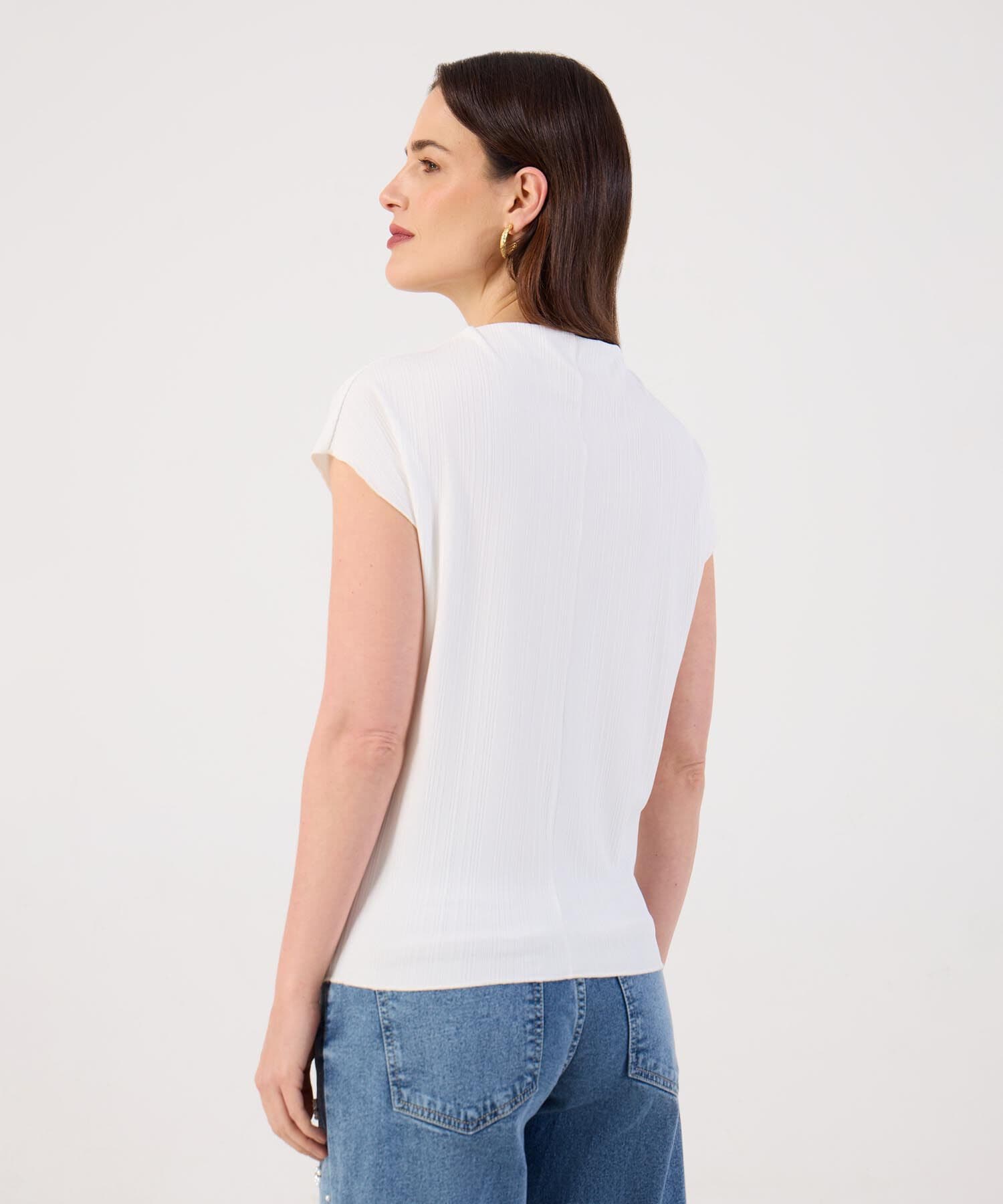 Camiseta Dalia de Ciudad blanco para mujer, vista 4