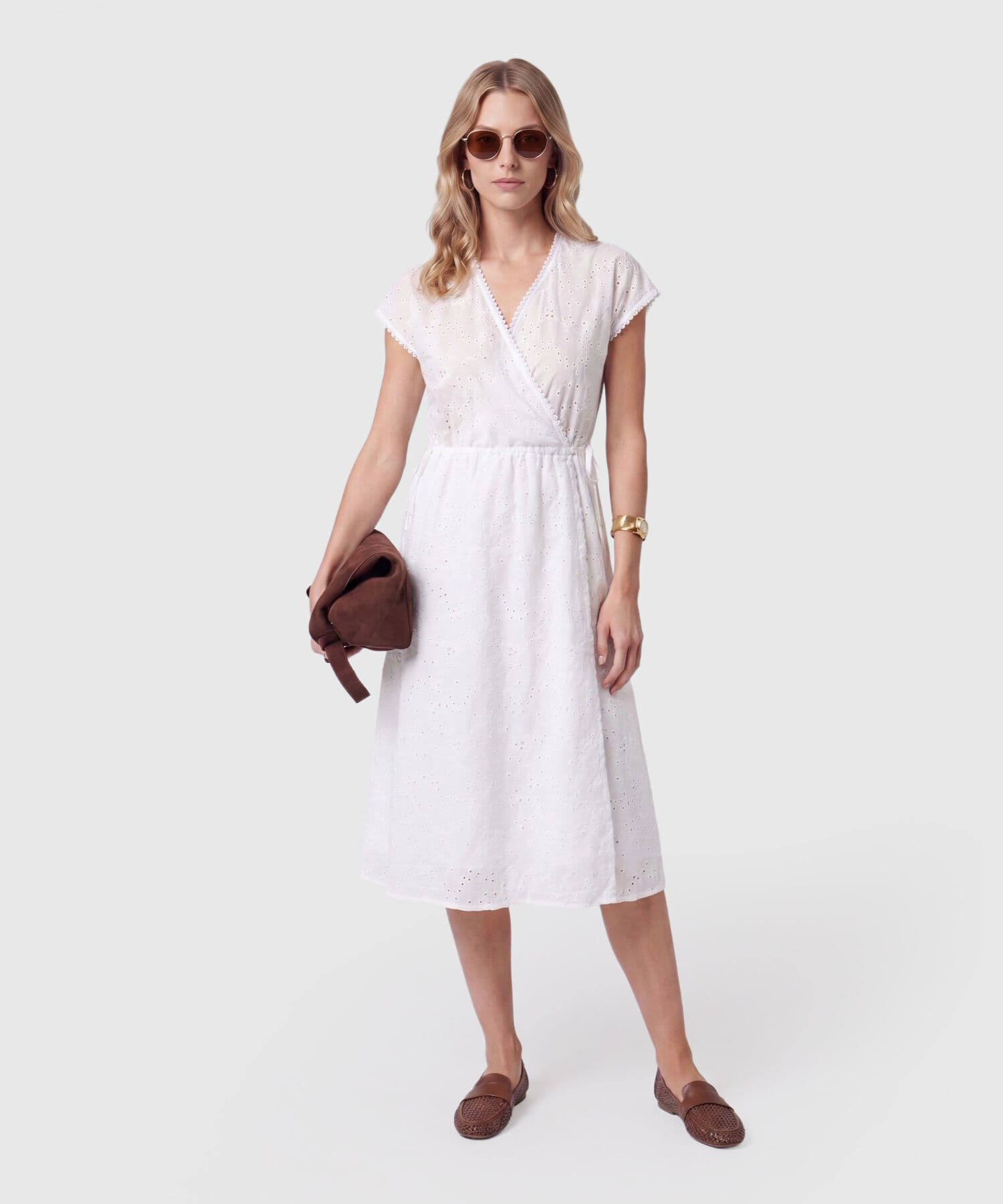 Vestido Coral de Viaje blanco para mujer, vista principal