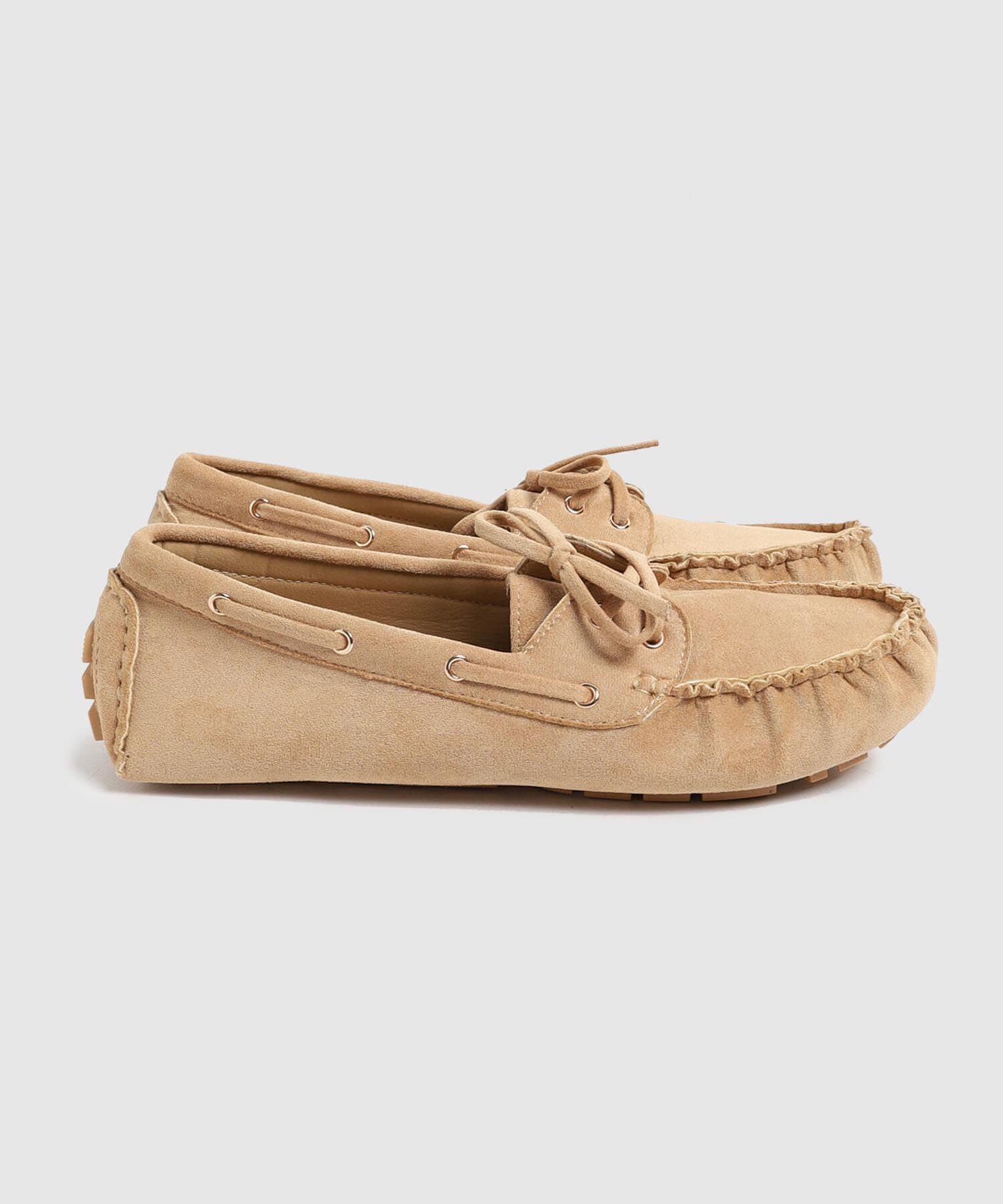 Mocasines Azahar Minimalista café para mujer, vista 2