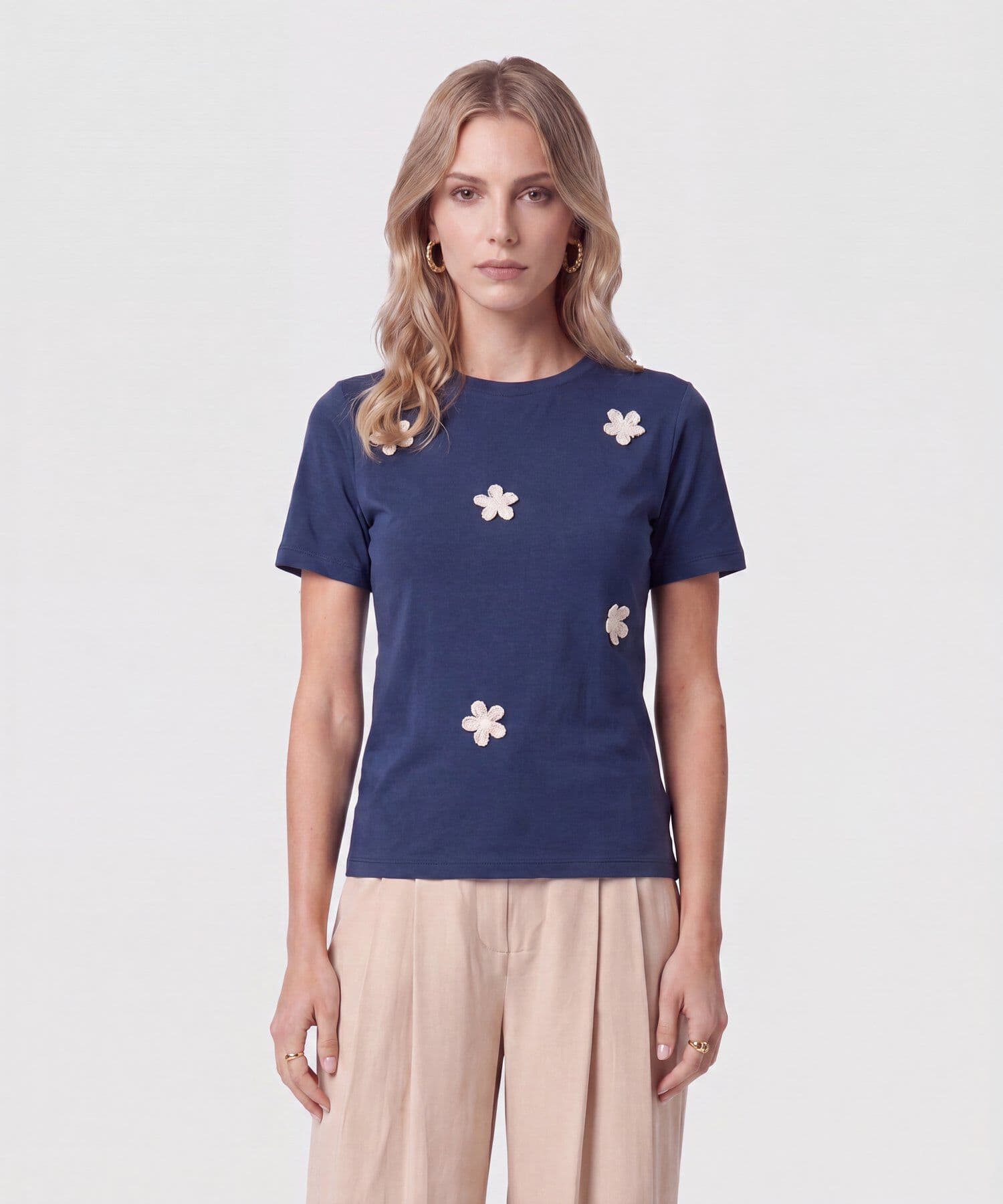 Camiseta Candelaria Ligero azul marino para mujer, vista principal