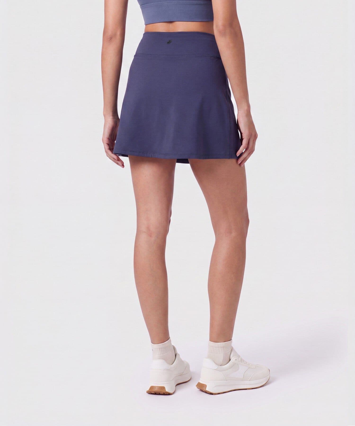 Falda Tierra de Noche azul marino para mujer, vista 4