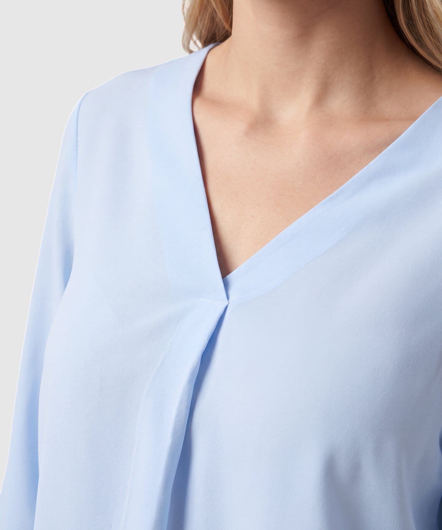 Blusa Violeta Contemporáneo azul marino para mujer, vista 3