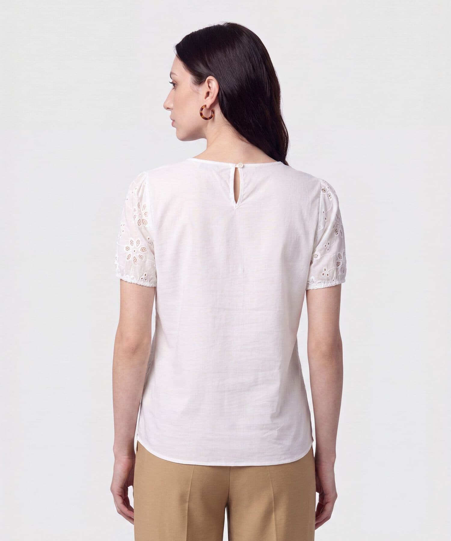 Blusa Siena de Viaje blanco para mujer, vista 4