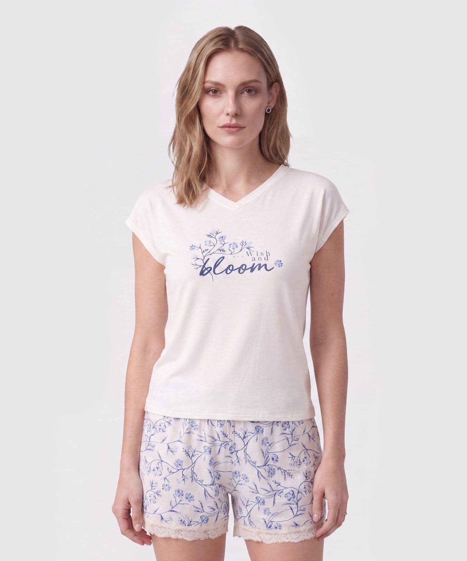 Bermuda Cauce Ligero blanco para mujer, vista principal